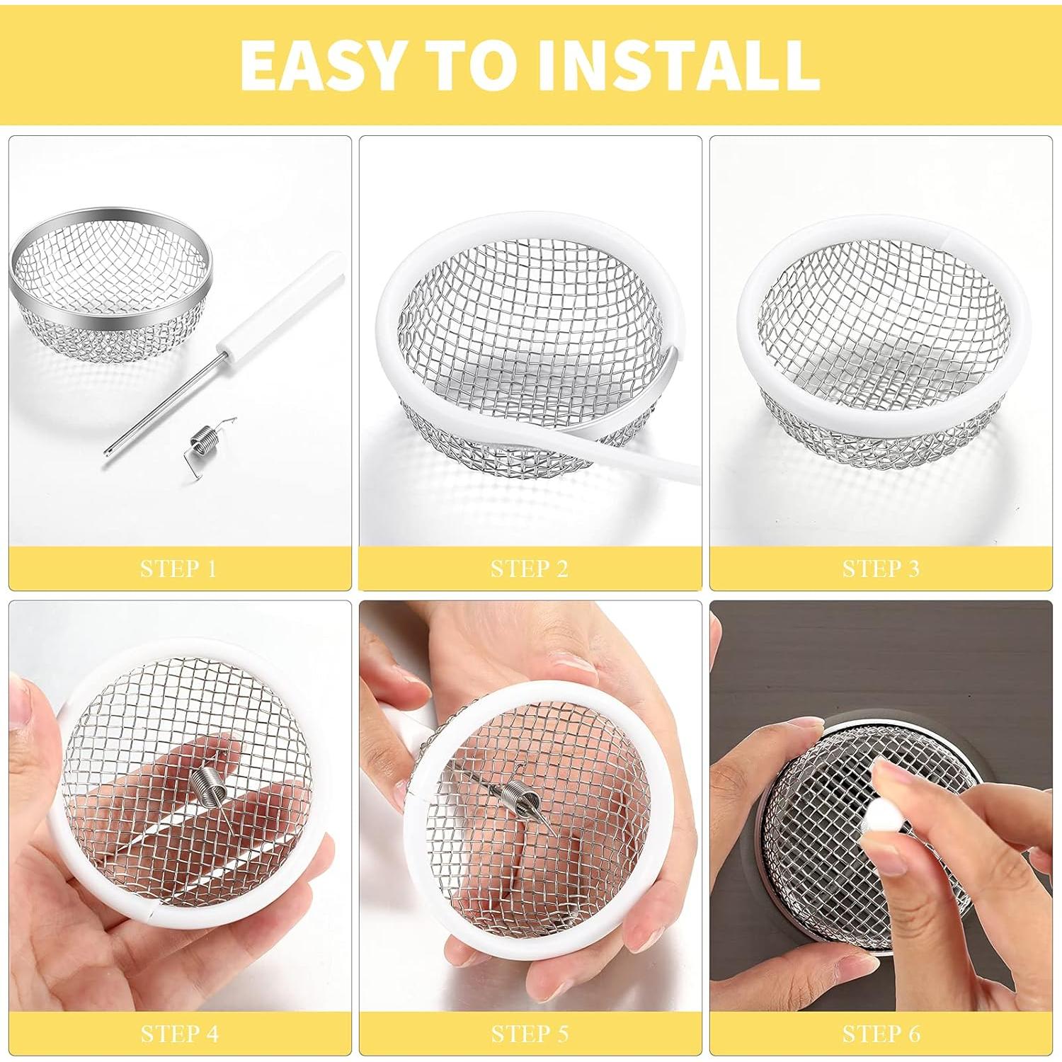 Cubierta de Ventilación de Insectos Frienda 2 Piezas 7.11 cm