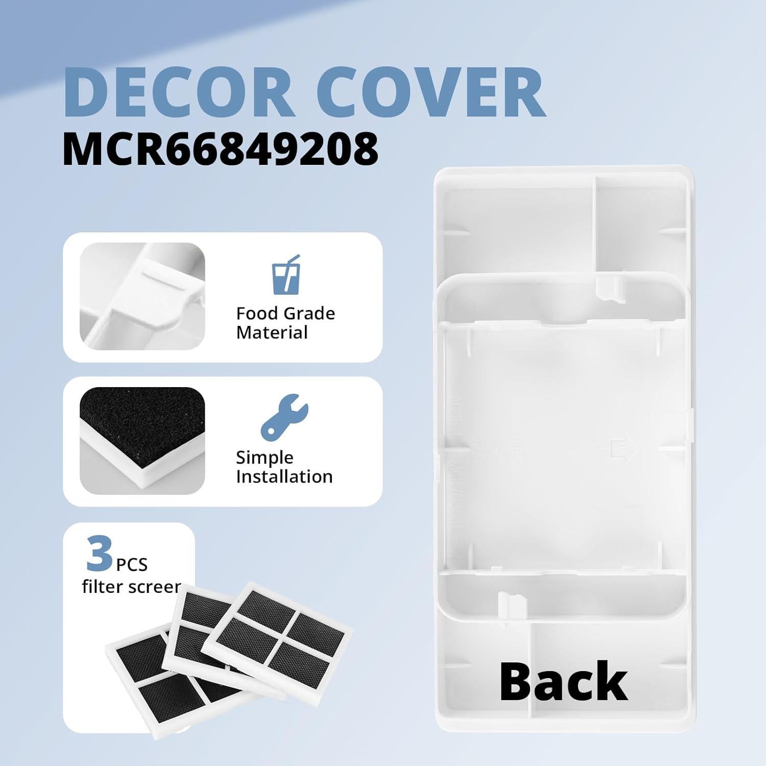 Cubierta Filtro Aire MCR66849208 + 3 Filtros LT120F LG