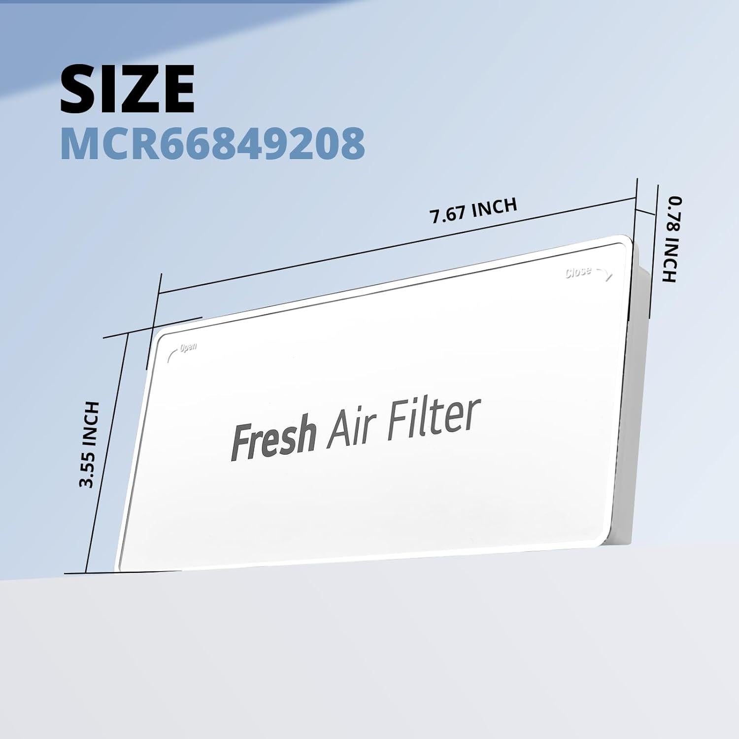 Cubierta Filtro Aire MCR66849208 + 3 Filtros LT120F LG