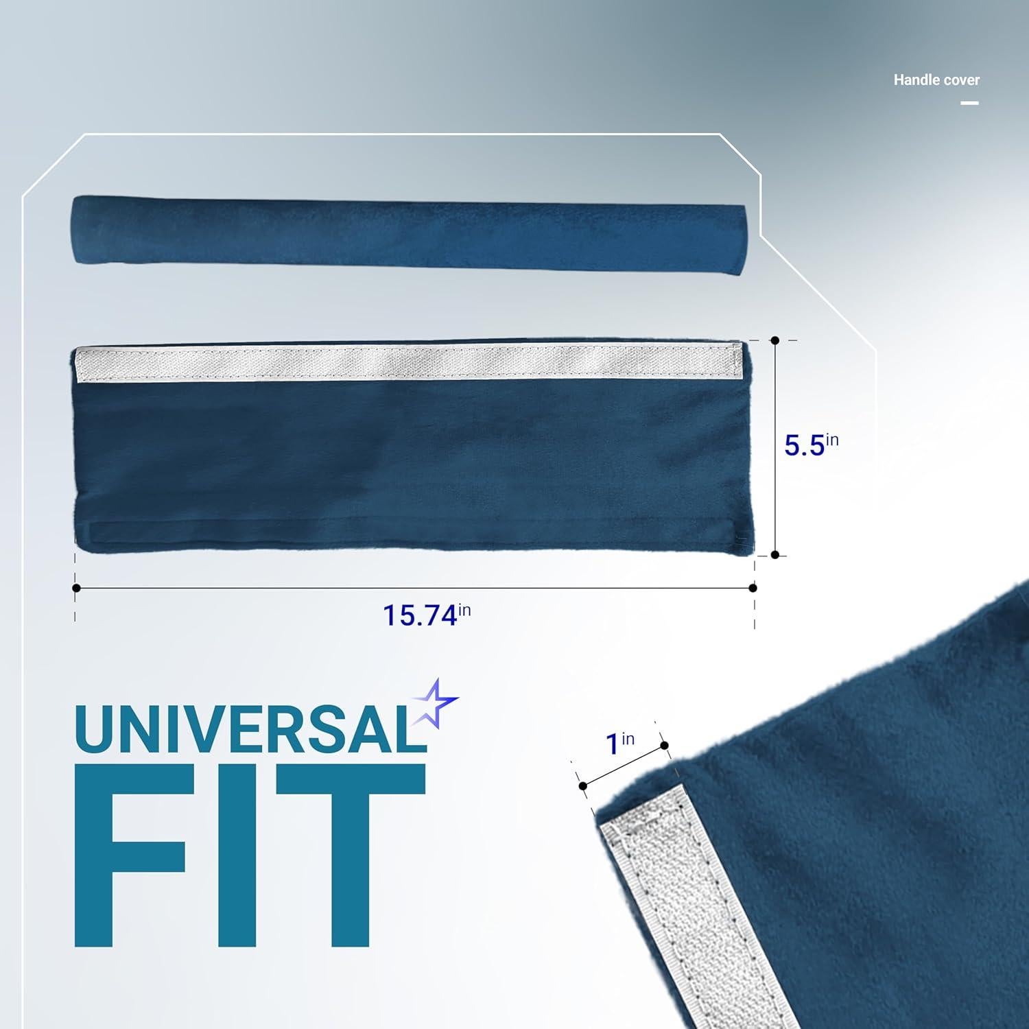 Cubiertas para Manijas de Refrigerador BlueStars 4 Pzas Azul