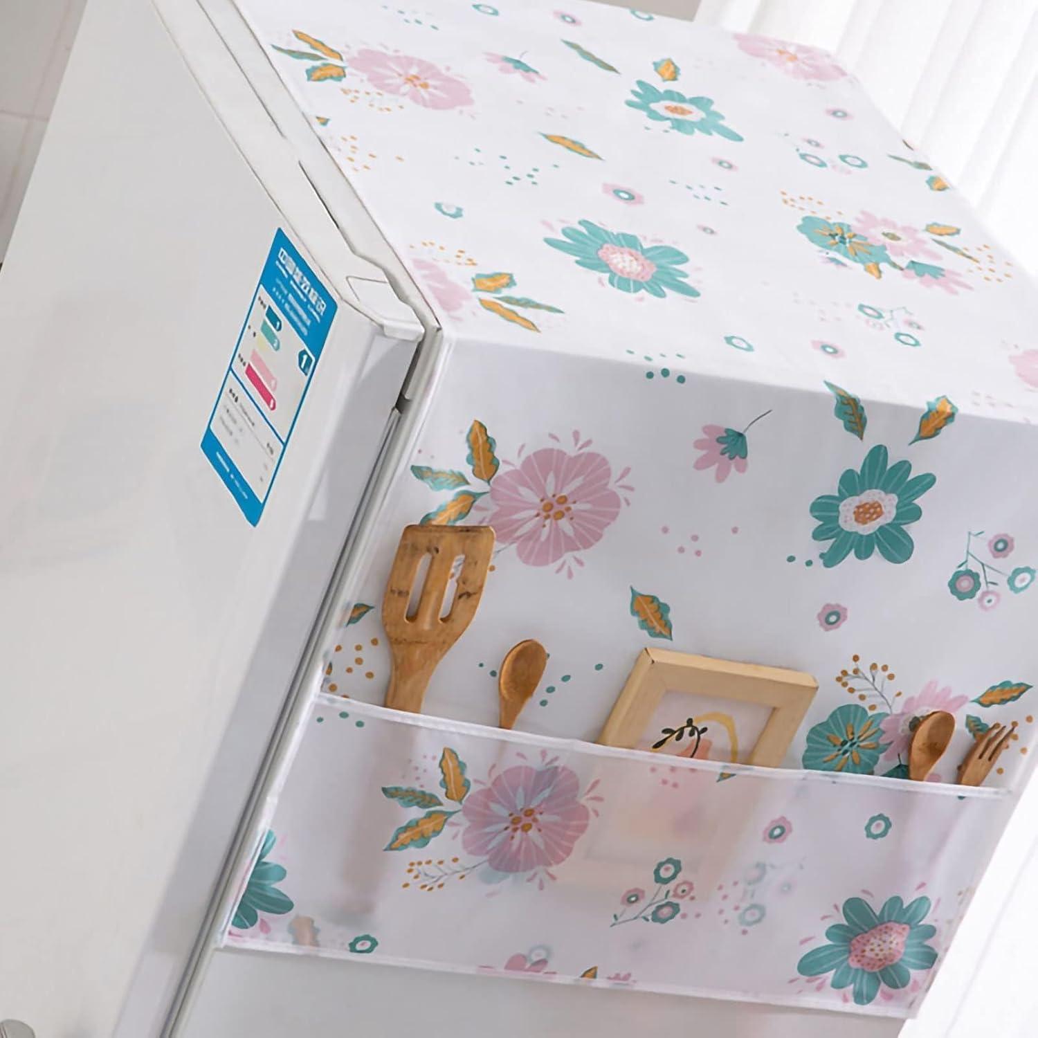 Cubierta de Polvo HERCHR para Refrigerador y Lavadora 130x55cm