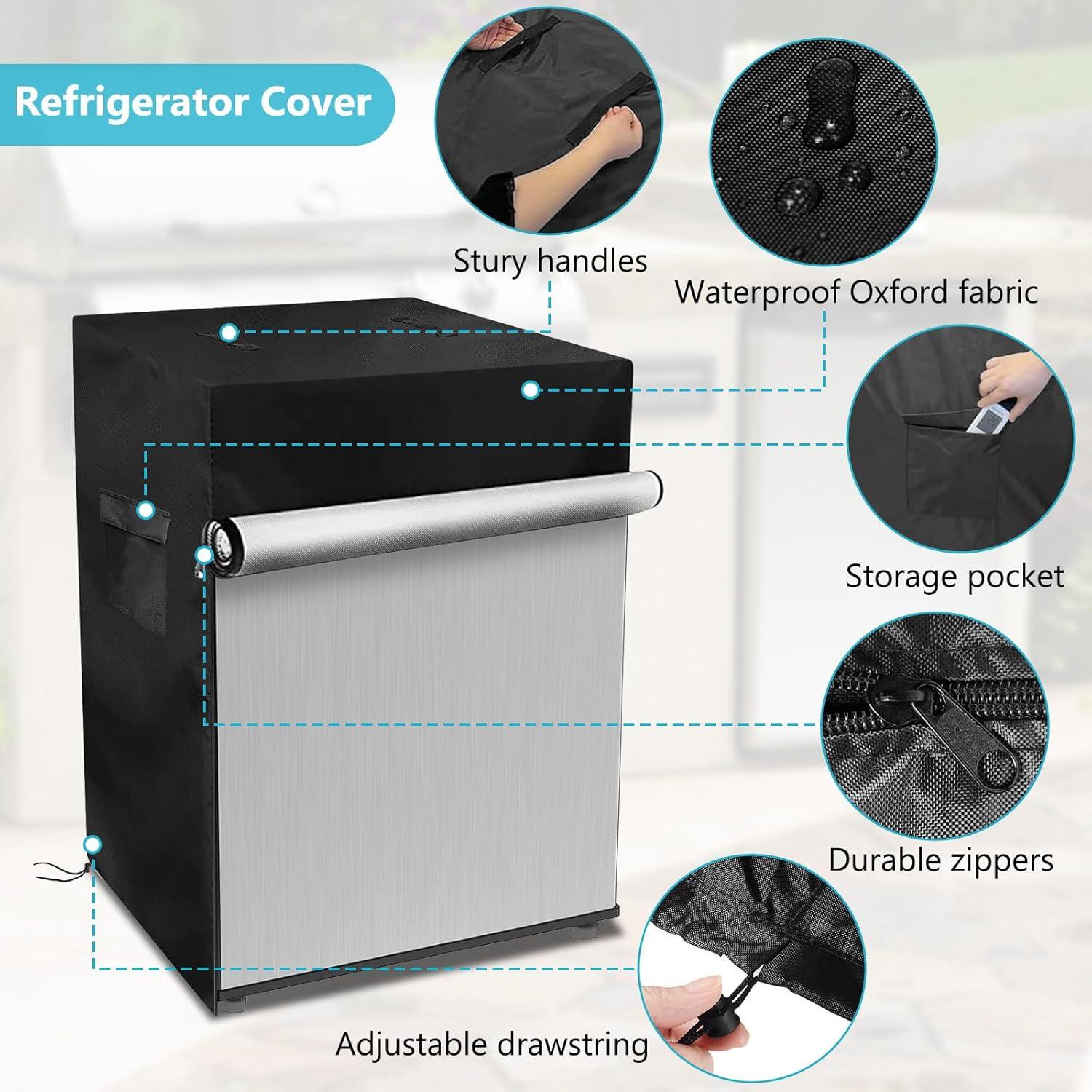 Cubierta Impermeable para Congelador Vertical MUTUSHI 58x56x86cm