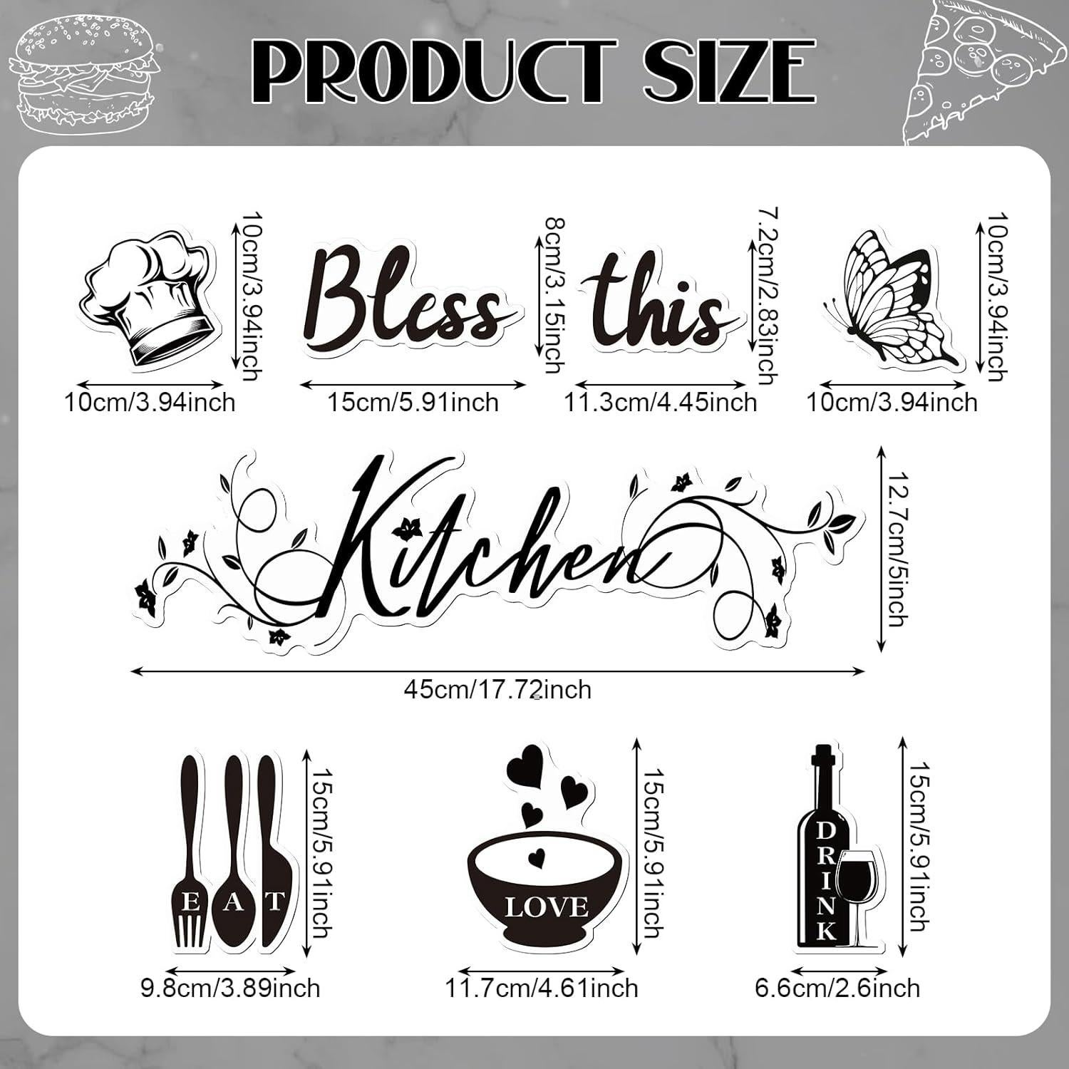 Decoraciones Magnéticas para Lavavajillas Wayyogh 9 Piezas