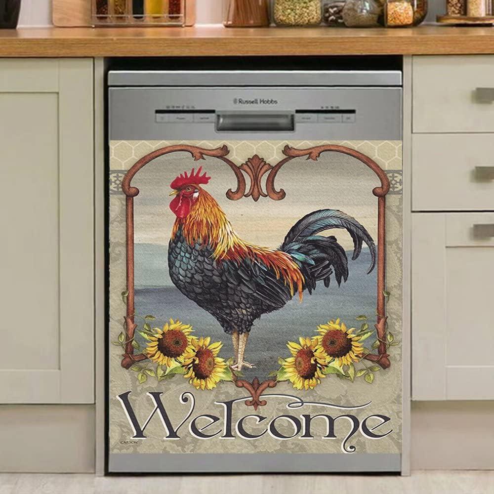 Cubierta Magnética para Lavavajillas OEME Girasol 58,5x43 cm