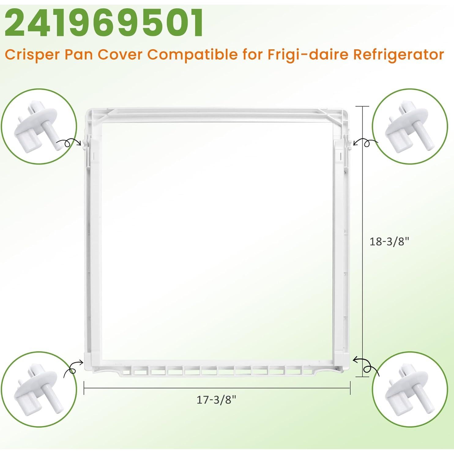 Kit Marco de Estante y Soporte Crisper Frigidaire MIFLUS