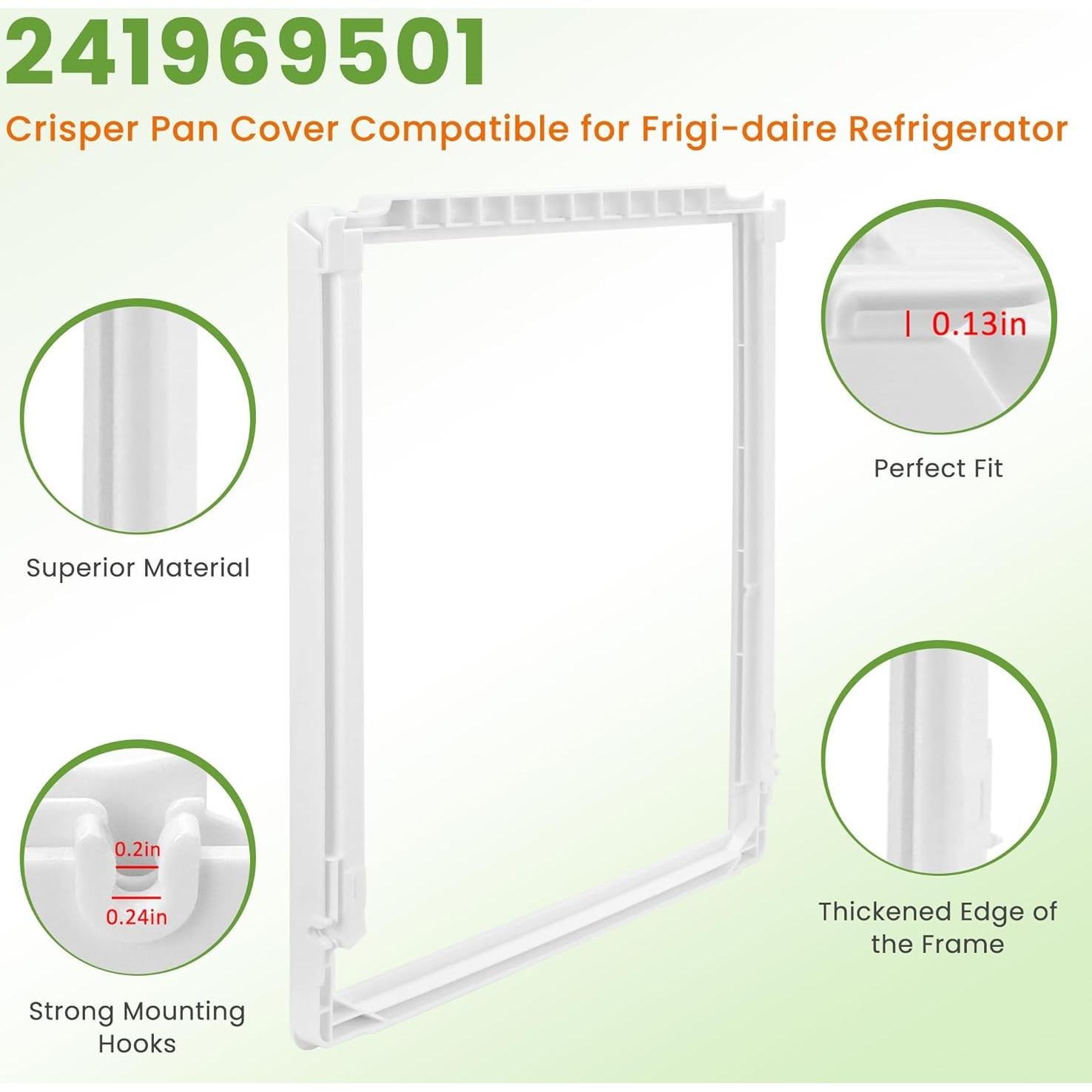 Kit Marco de Estante y Soporte Crisper Frigidaire MIFLUS