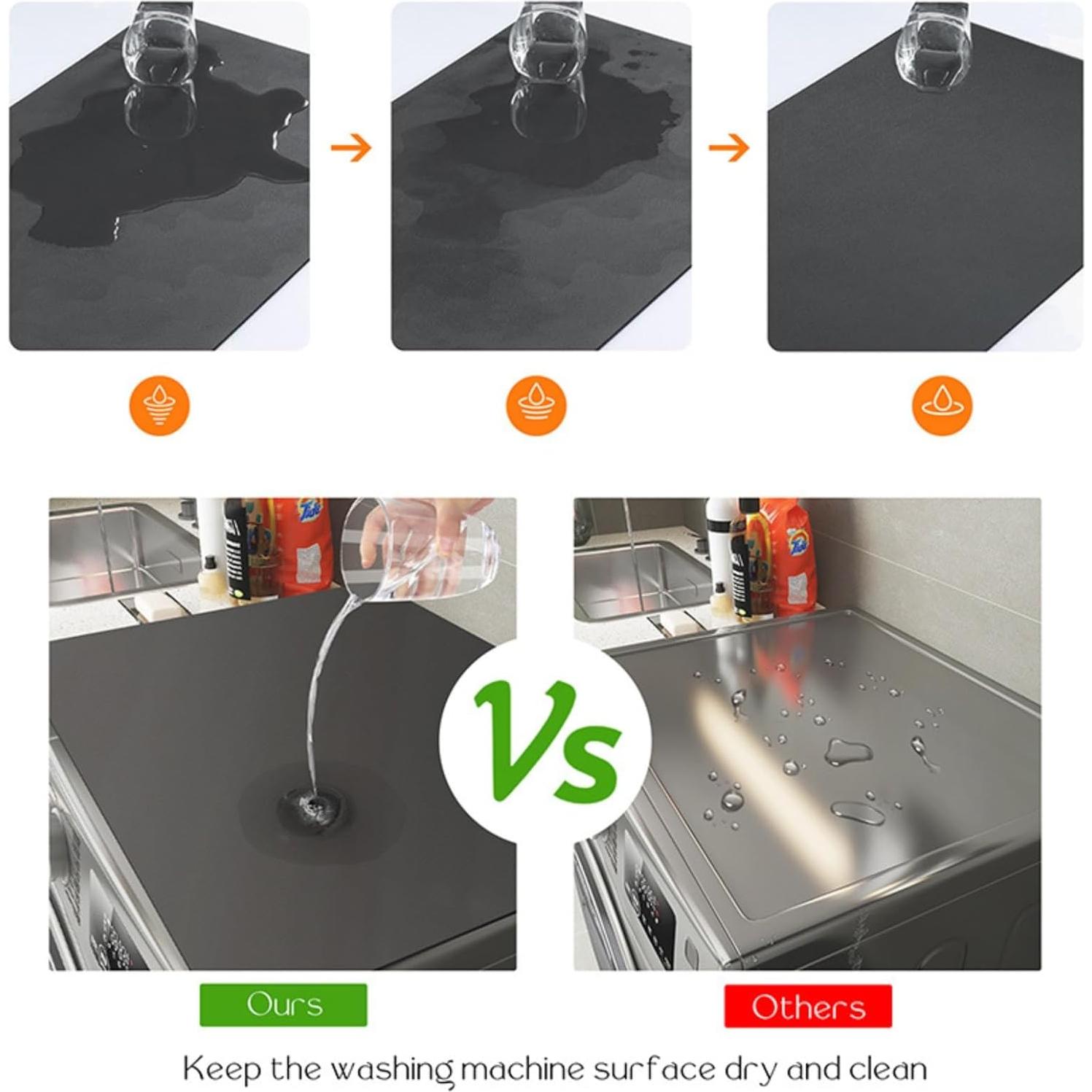 Cubierta Antideslizante para Refrigerador BANEBOR 88.9x66cm Gris