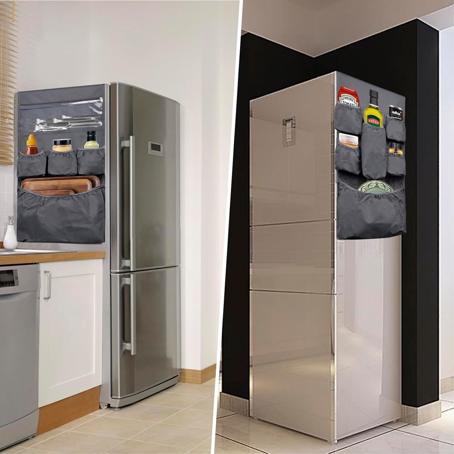 Organizador de Mini Nevera ChezMax 12 Bolsillos Gris