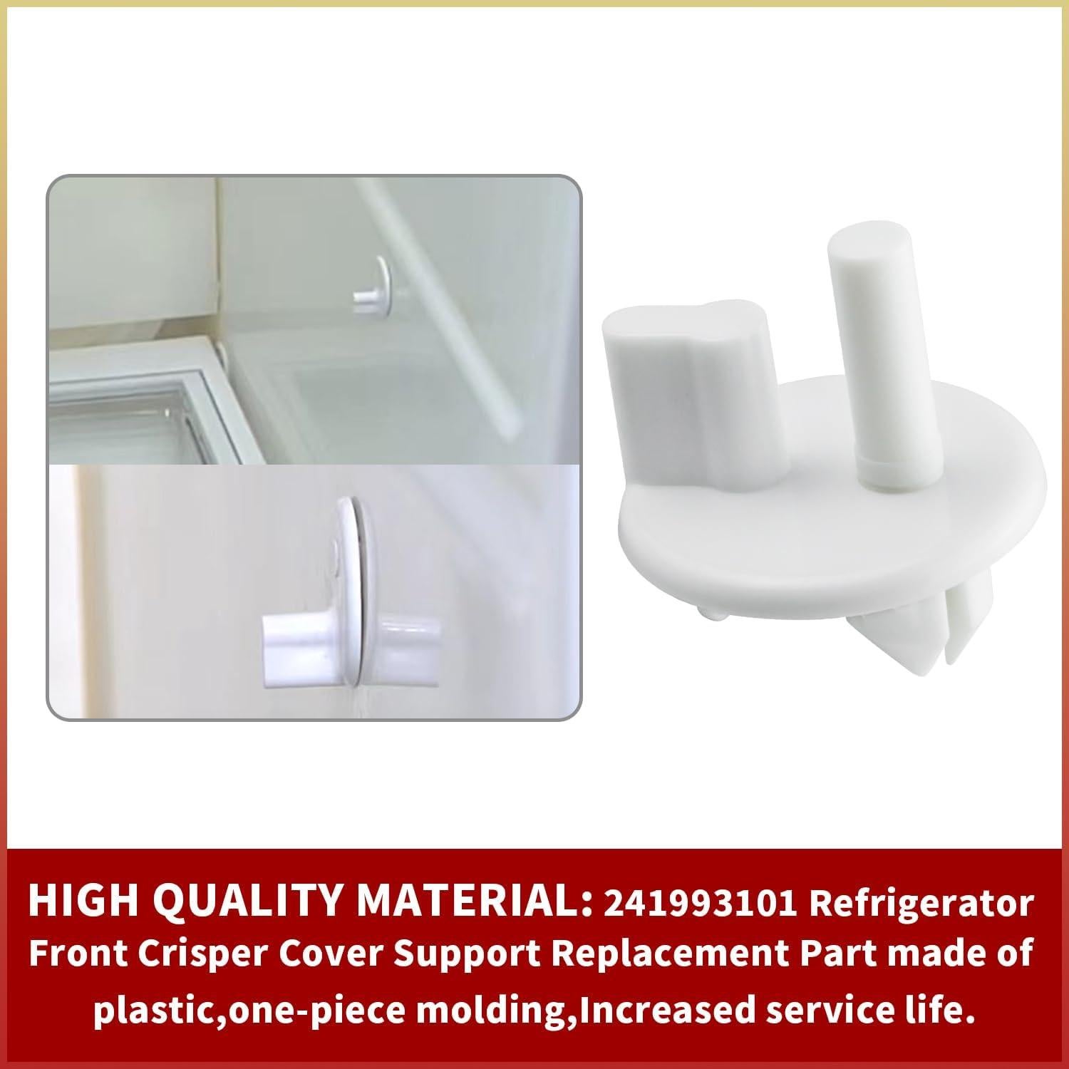 Paquete de 4 Soportes de Cubierta Crisper 241993101 Frigidaire