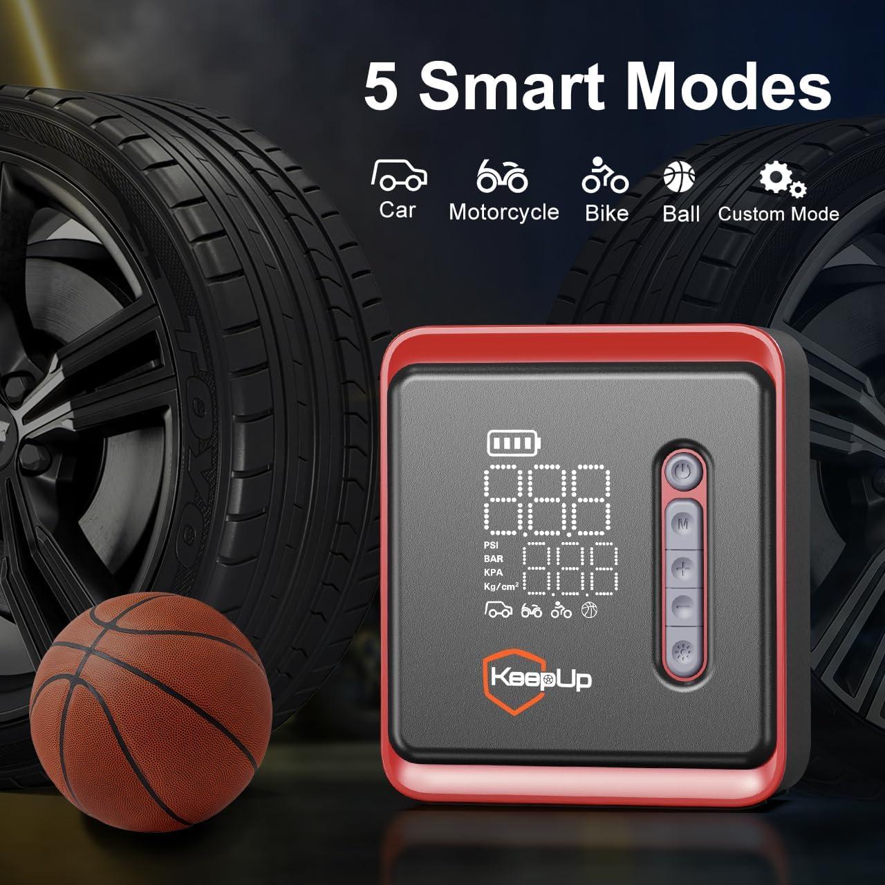 Compresor de Aire Portátil KEEPUP 150 PSI Inflado Rápido