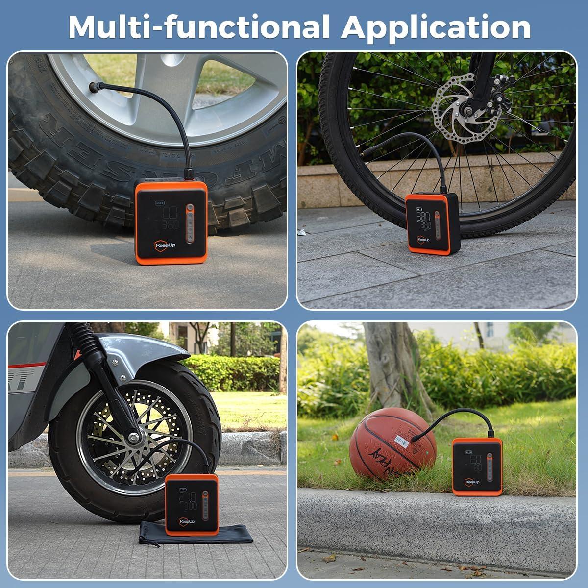 Compresor de Aire Portátil KEEPUP 150 PSI Inflado Rápido