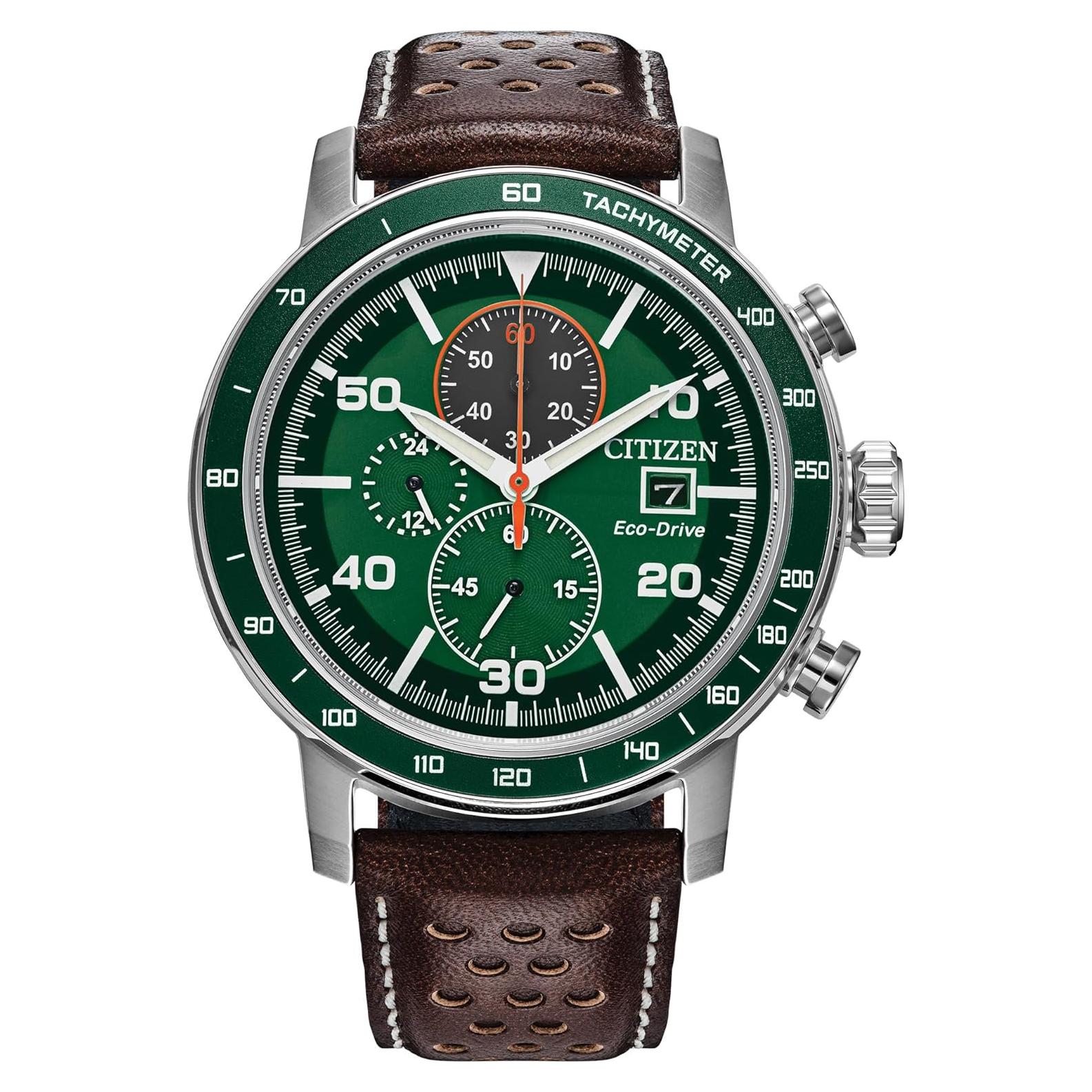 Reloj Cronógrafo Citizen Eco-Drive Brycen Hombre 44mm Verde