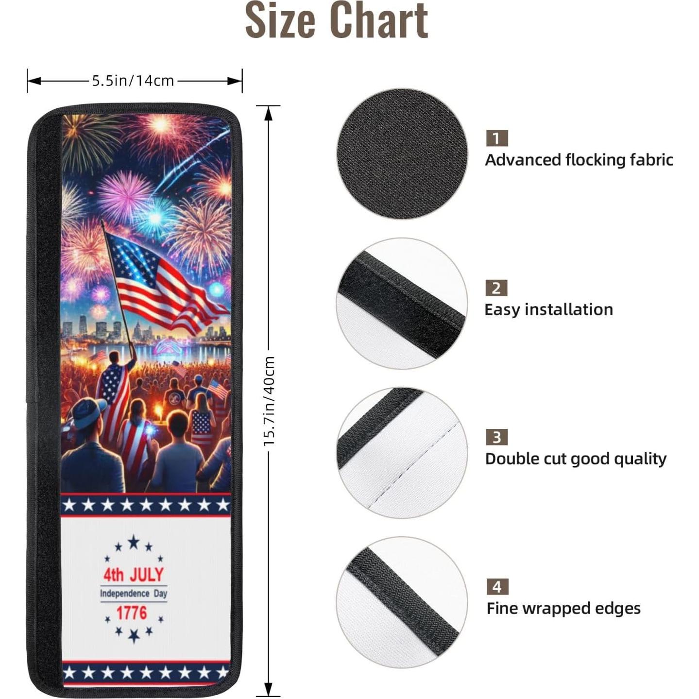 Cubiertas para Manijas de Refrigerador LORTURE 4 de Julio - Juego 2