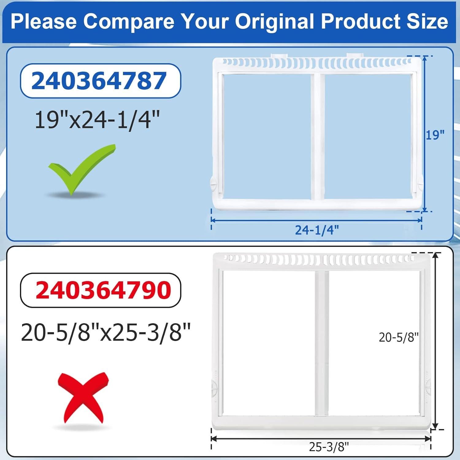 Cubierta de Cajón Crisper Frigidaire 240364787 1,47 kg