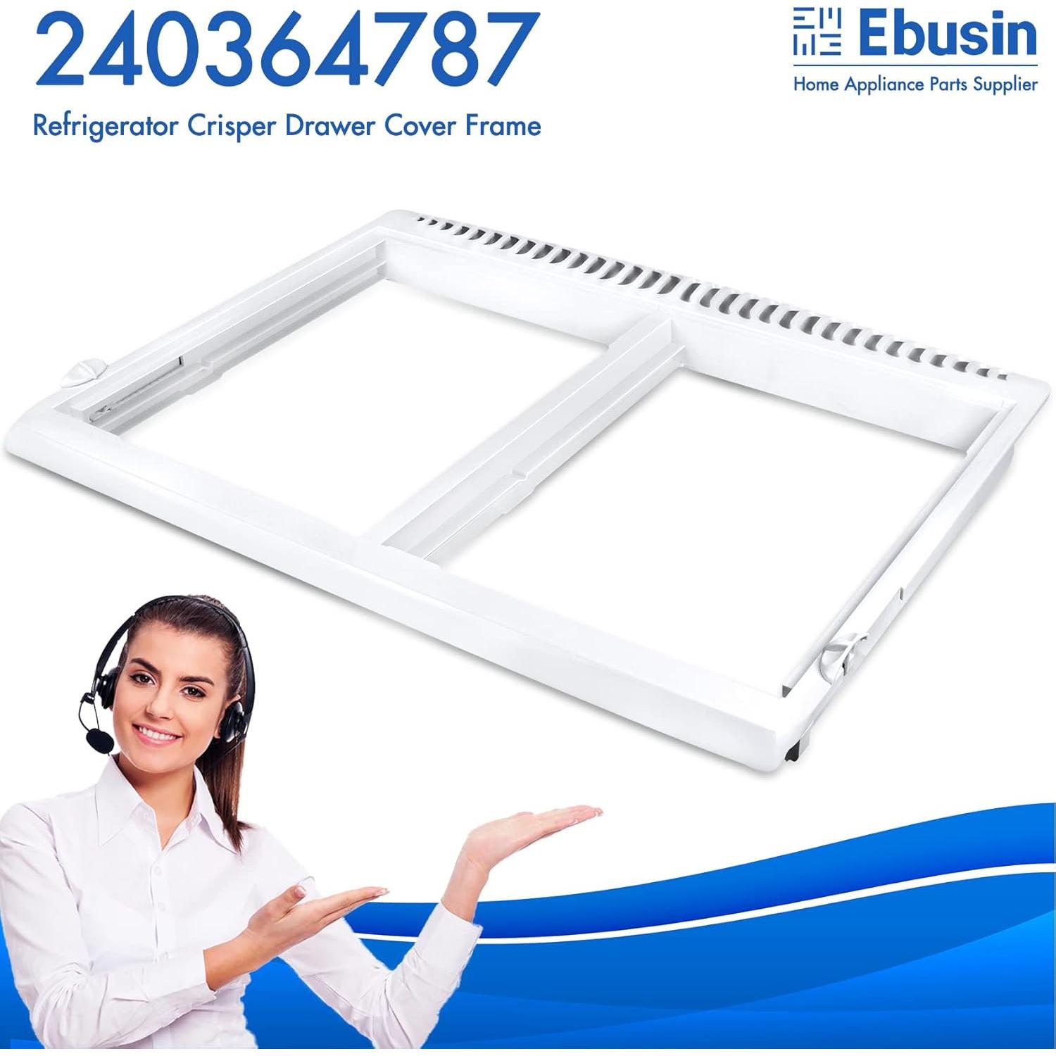 Cubierta de Cajón Crisper Frigidaire 240364787 1,47 kg