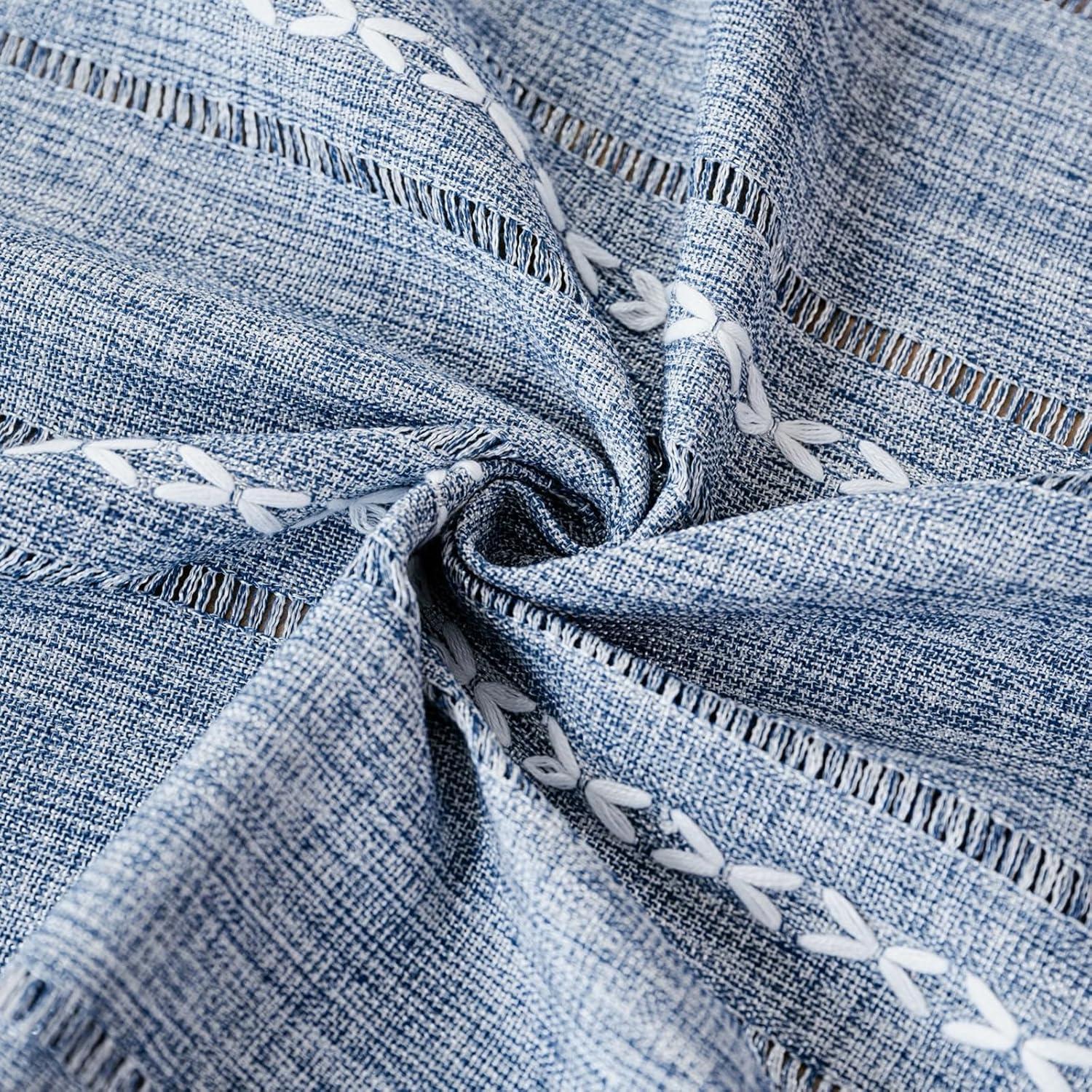 Mantel de Mesa de Noche Utobanh 40x90 cm Azul Grisáceo