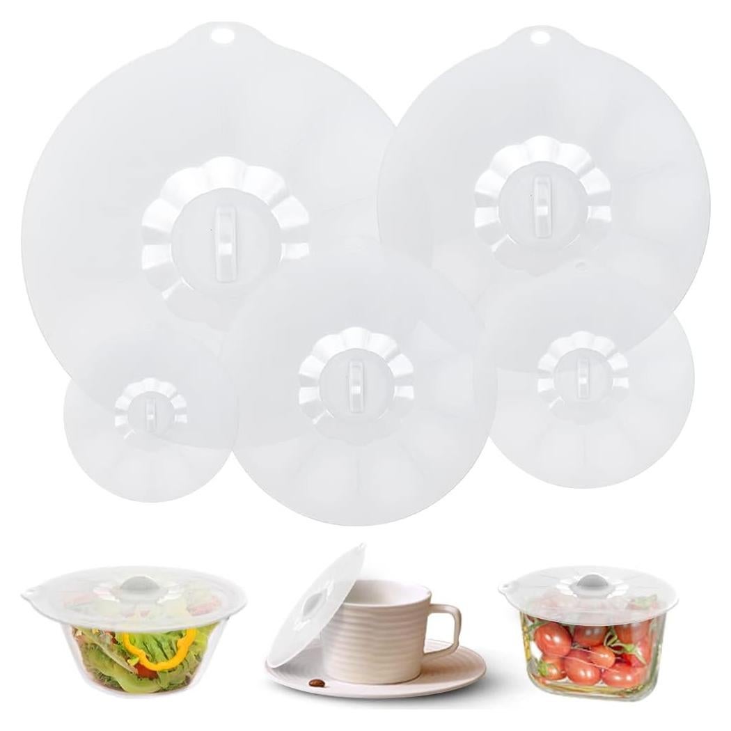Tapas de Silicona para Alimentos ANDYKEN 5 Tamaños 30,48 cm