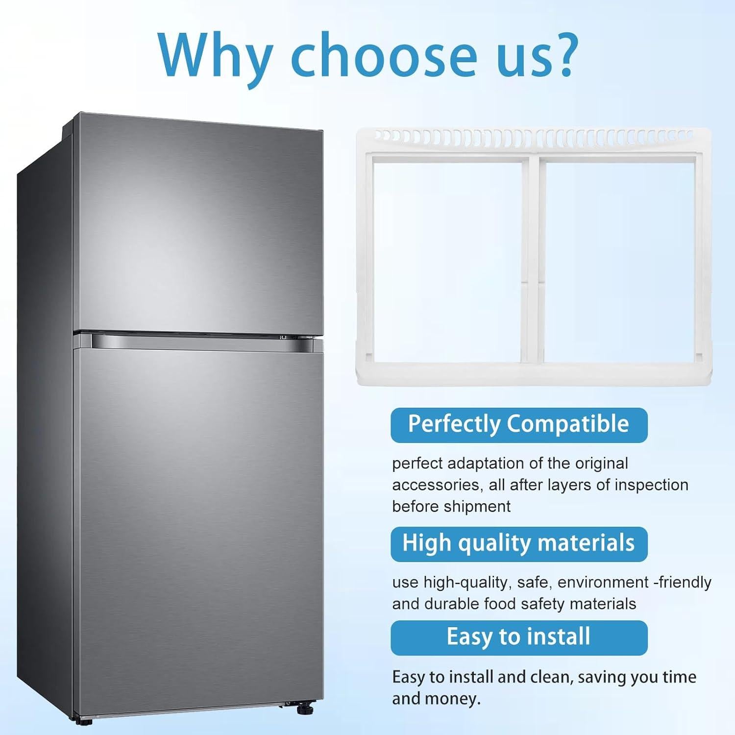 Cubierta de Cajón Crisper Frigidaire 240364787 64.77x48.26 cm