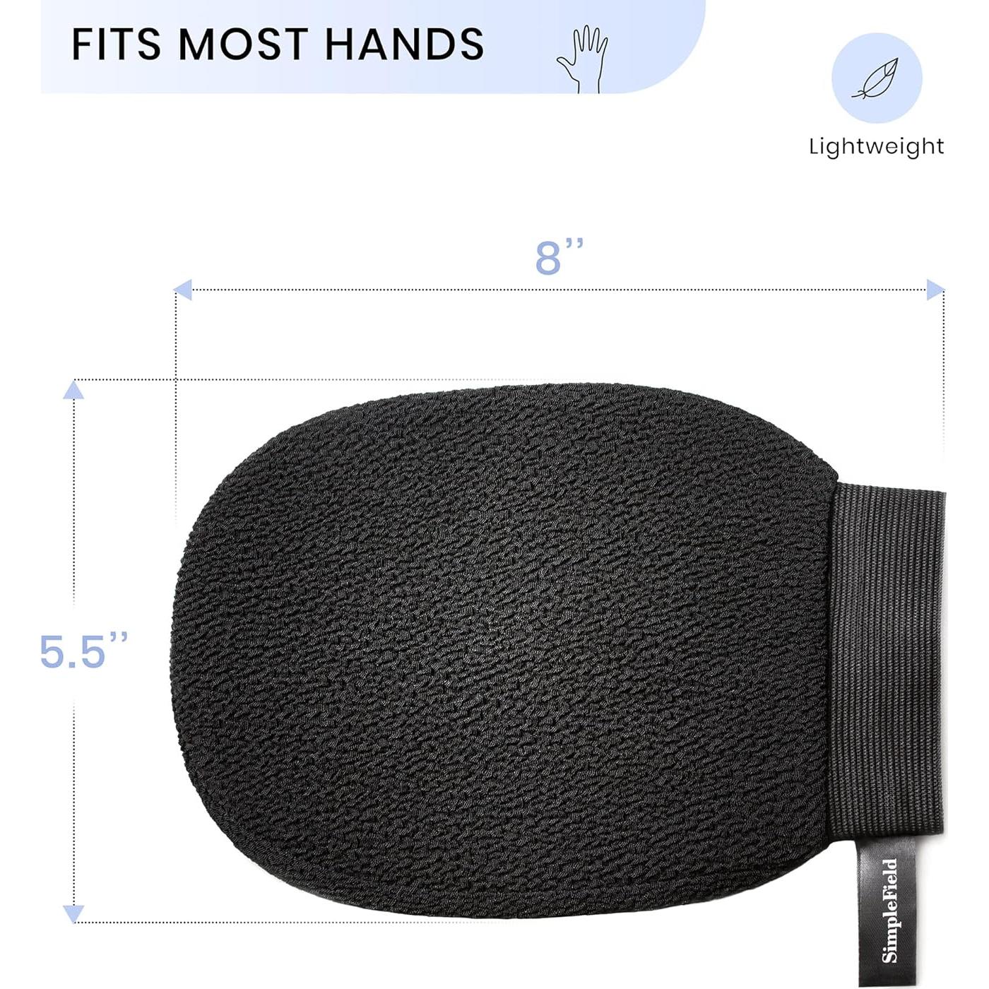 Guantes Exfoliantes Coreanos Kessa 2 Piezas 100% Viscosa