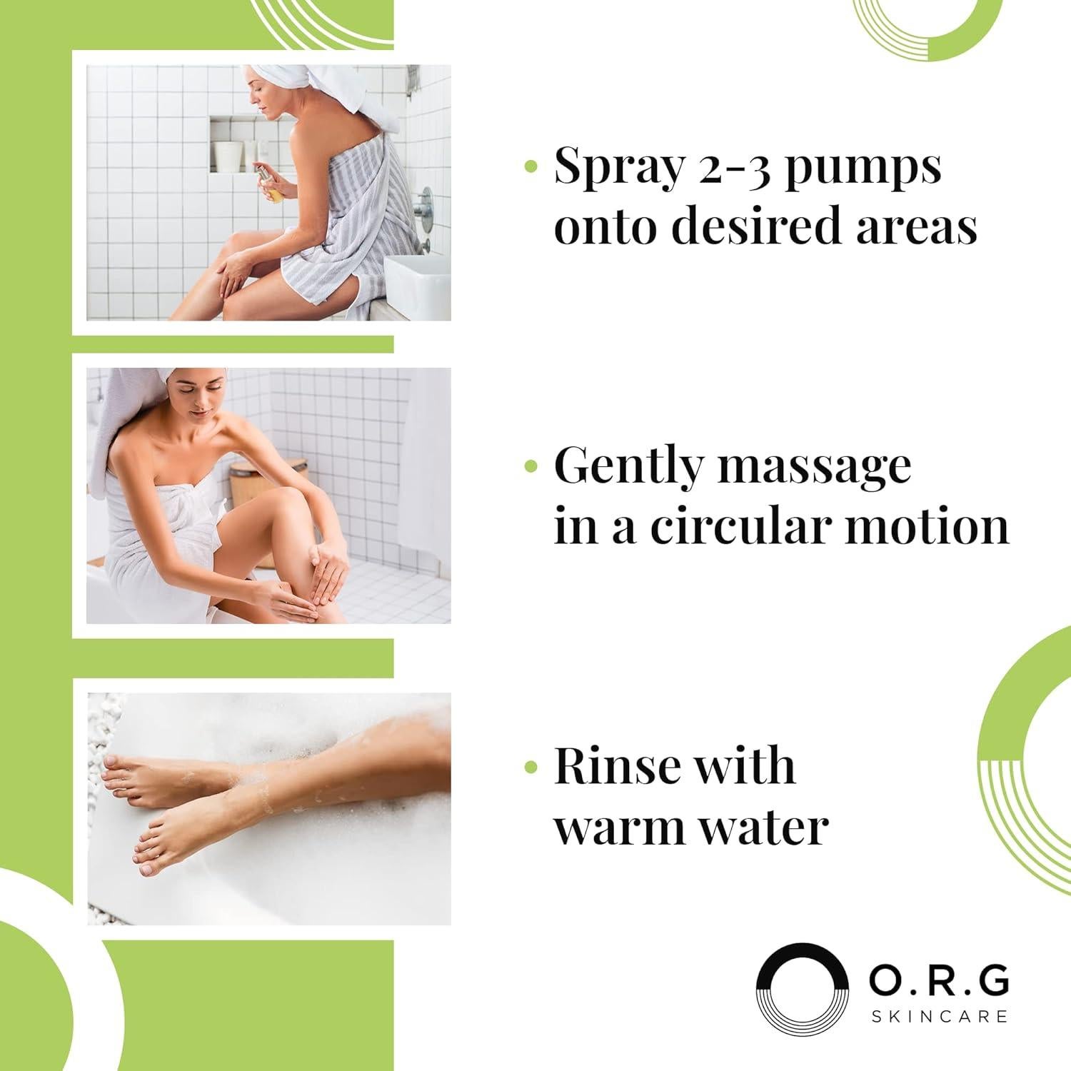 Exfoliante Corporal O.R.G Gel 170g Natural para Piel Suave