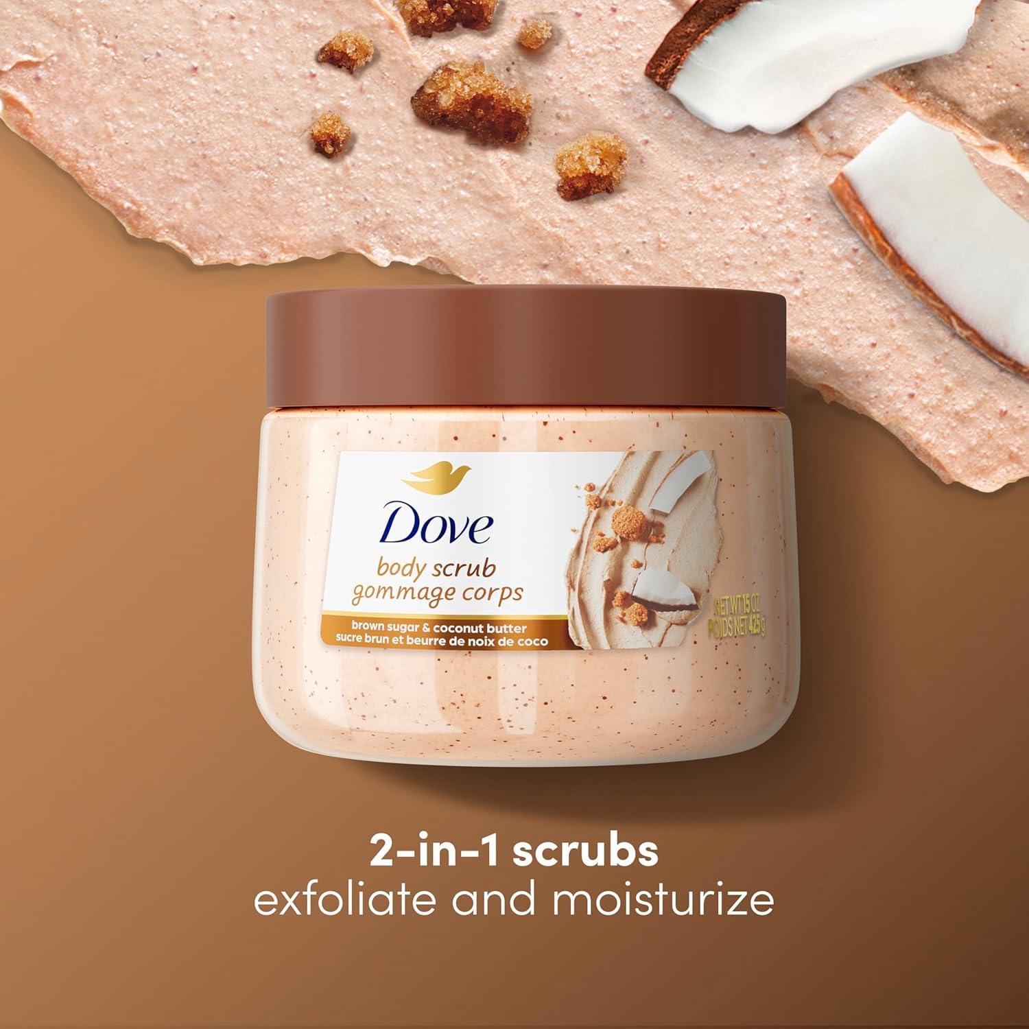 Exfoliante Corporal Dove Azúcar Moreno y Coco 425 g