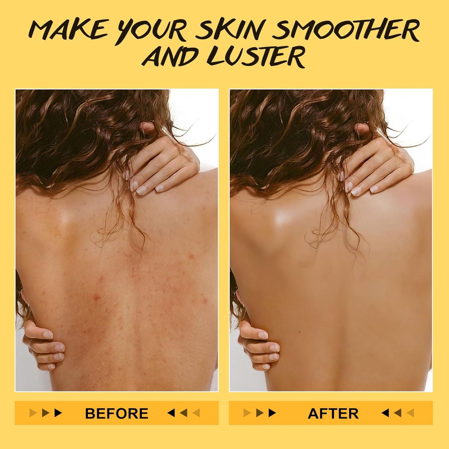 Exfoliante Corporal Orgánico YOUZHI Cúrcuma y Vitamina C 400g