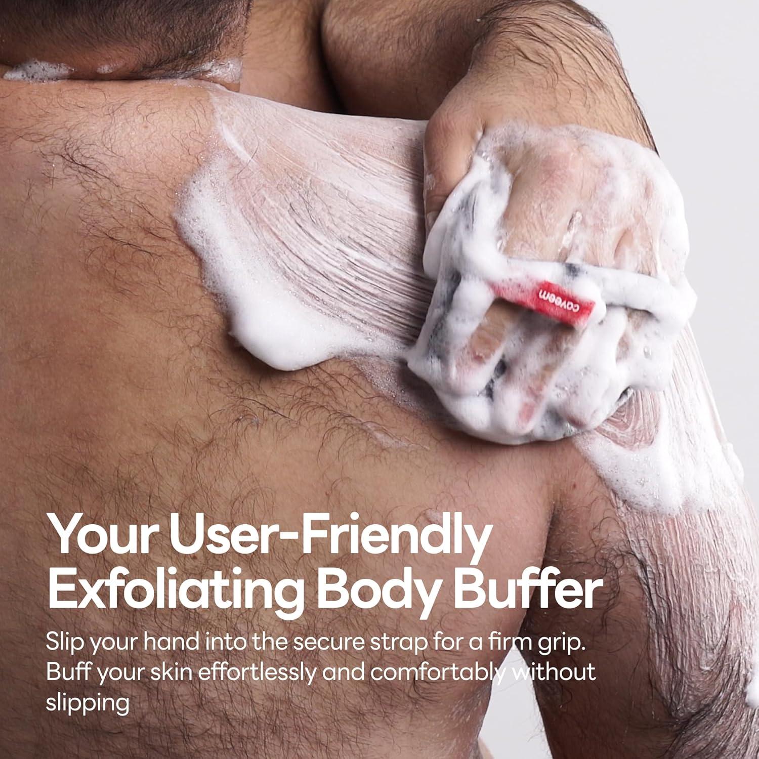 Esponja Exfoliante Corporal Caveem - Suave y Áspera, 2 Piezas