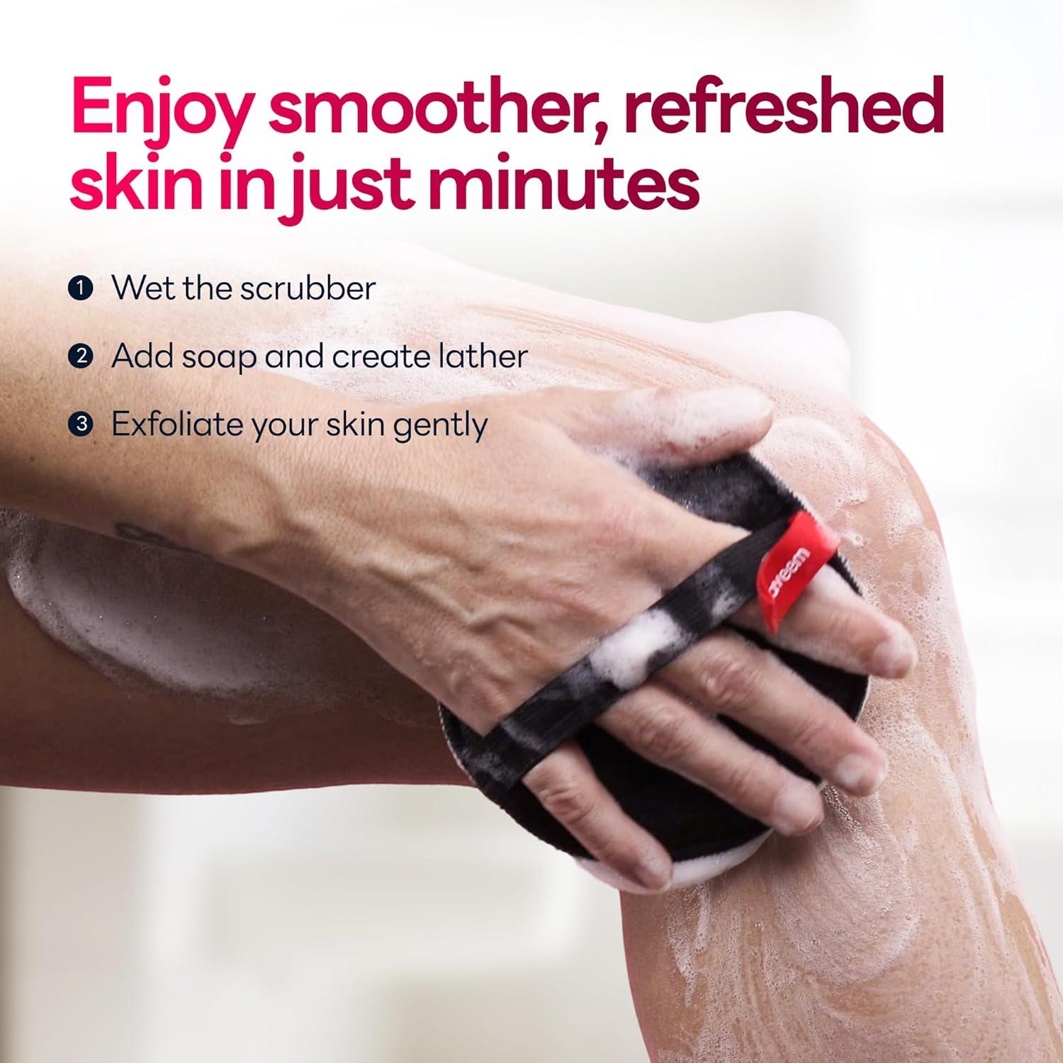 Esponja Exfoliante Corporal Caveem - Suave y Áspera, 2 Piezas