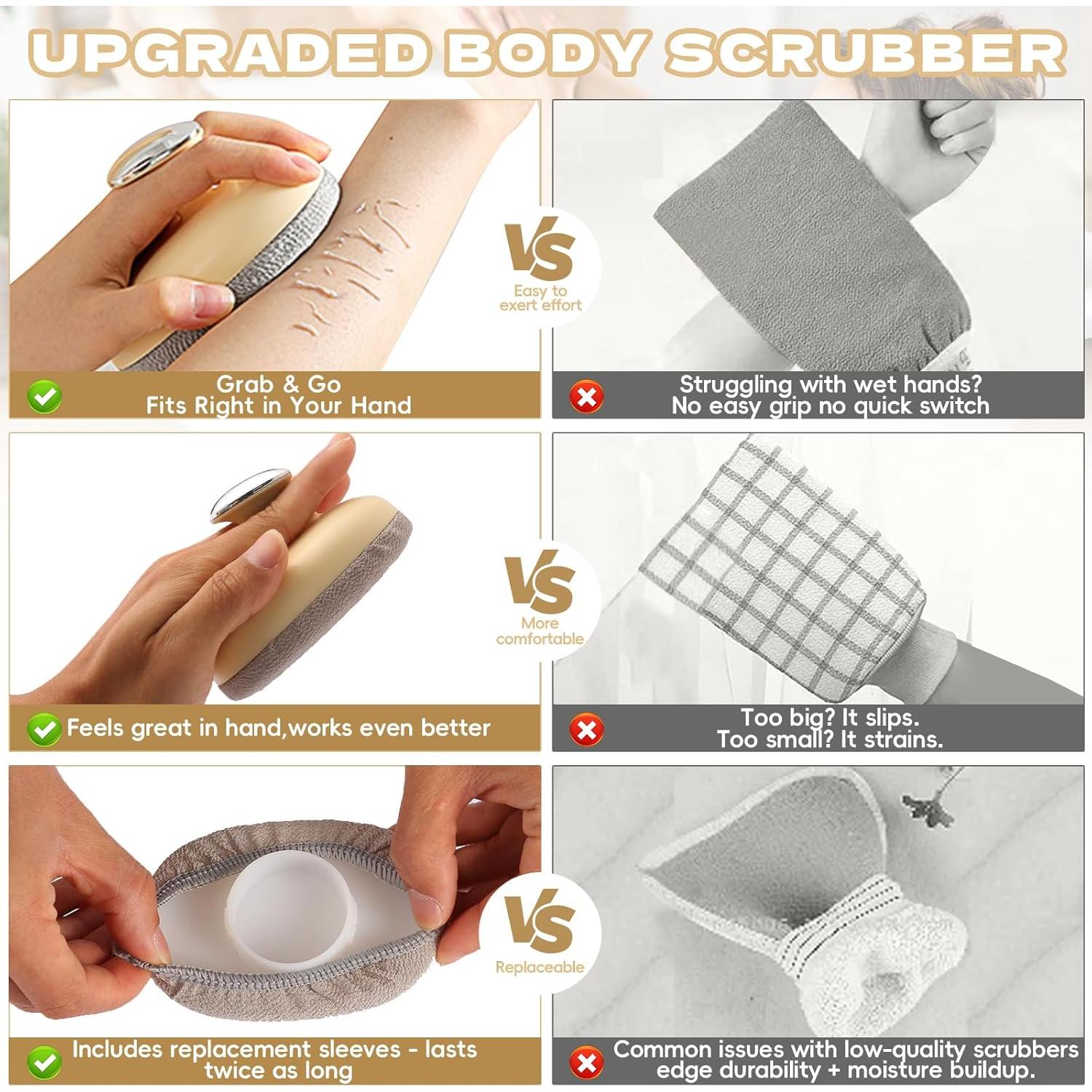 Exfoliante Corporal Ergonómico BUBBLEDANCE 10.5x7.5cm