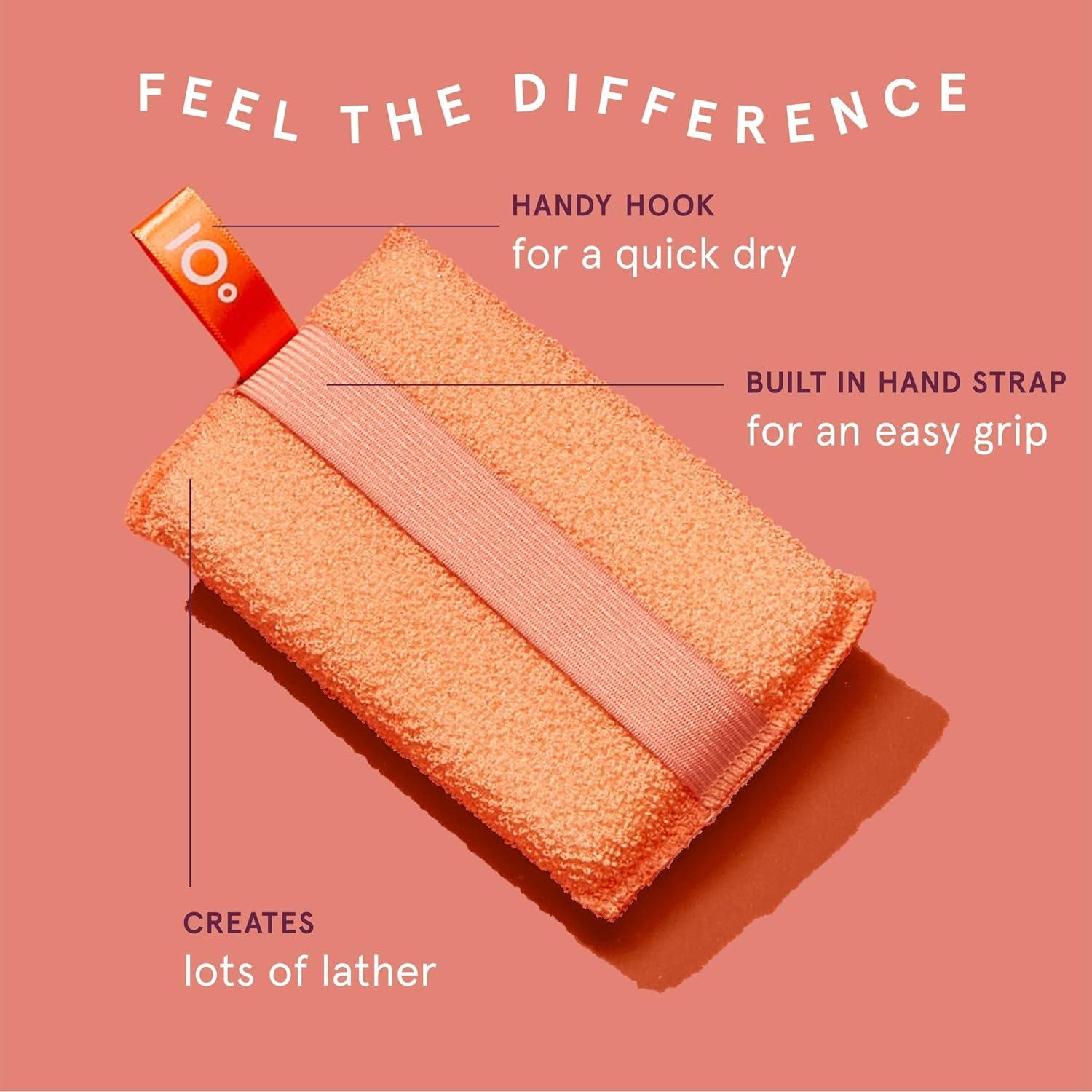 Exfoliante Corporal Cleanlogic Grande 3 Piezas para Piel Suave