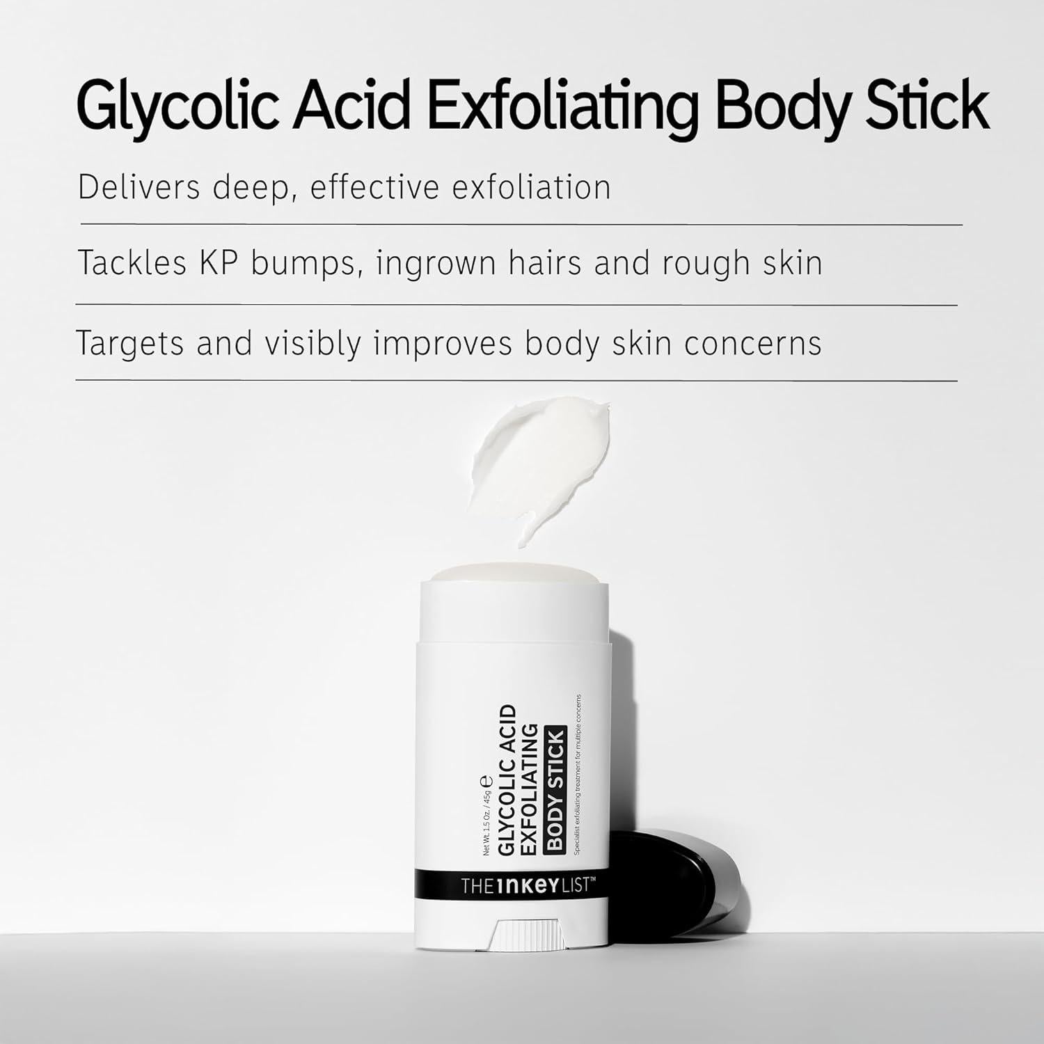 Stick Exfoliante de Ácido Glicólico El INKEY List 45g