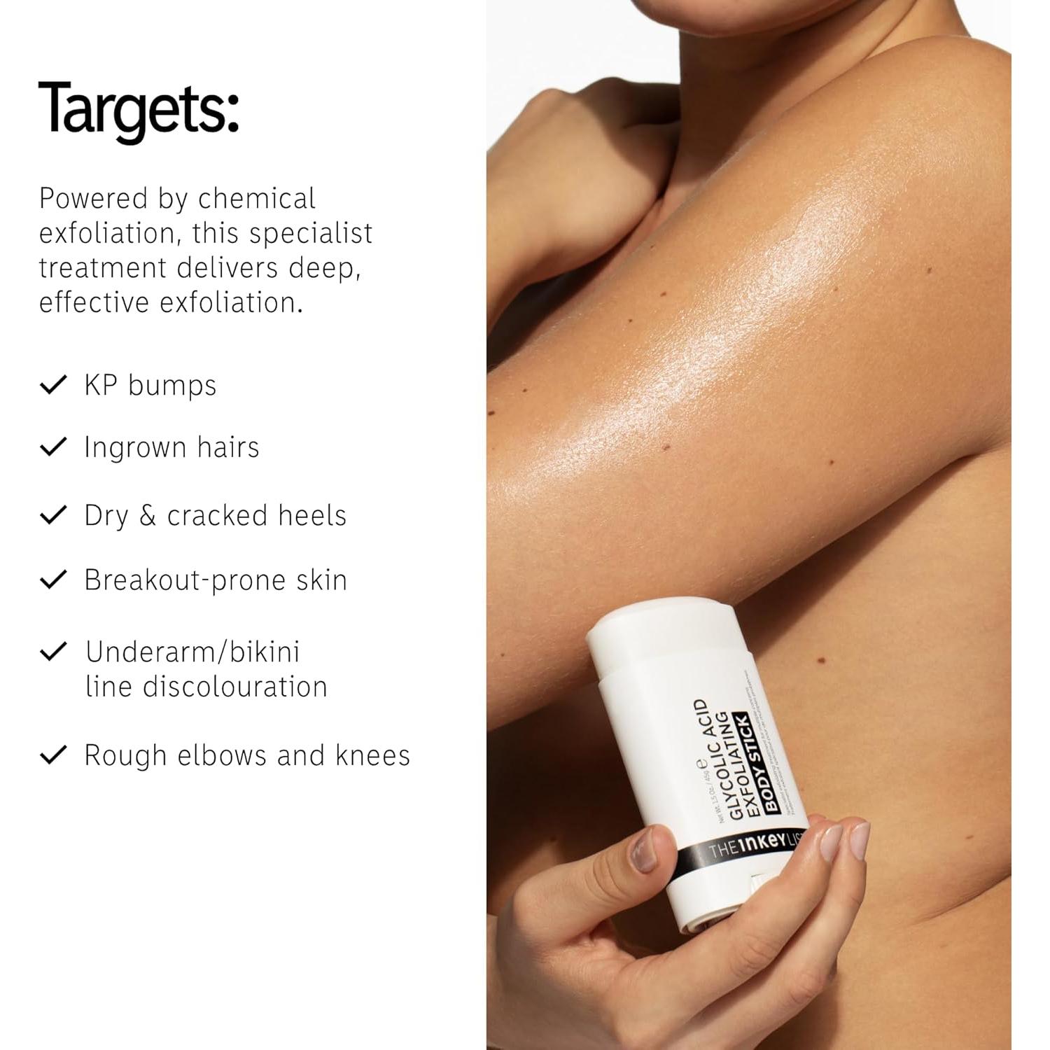 Stick Exfoliante de Ácido Glicólico El INKEY List 45g