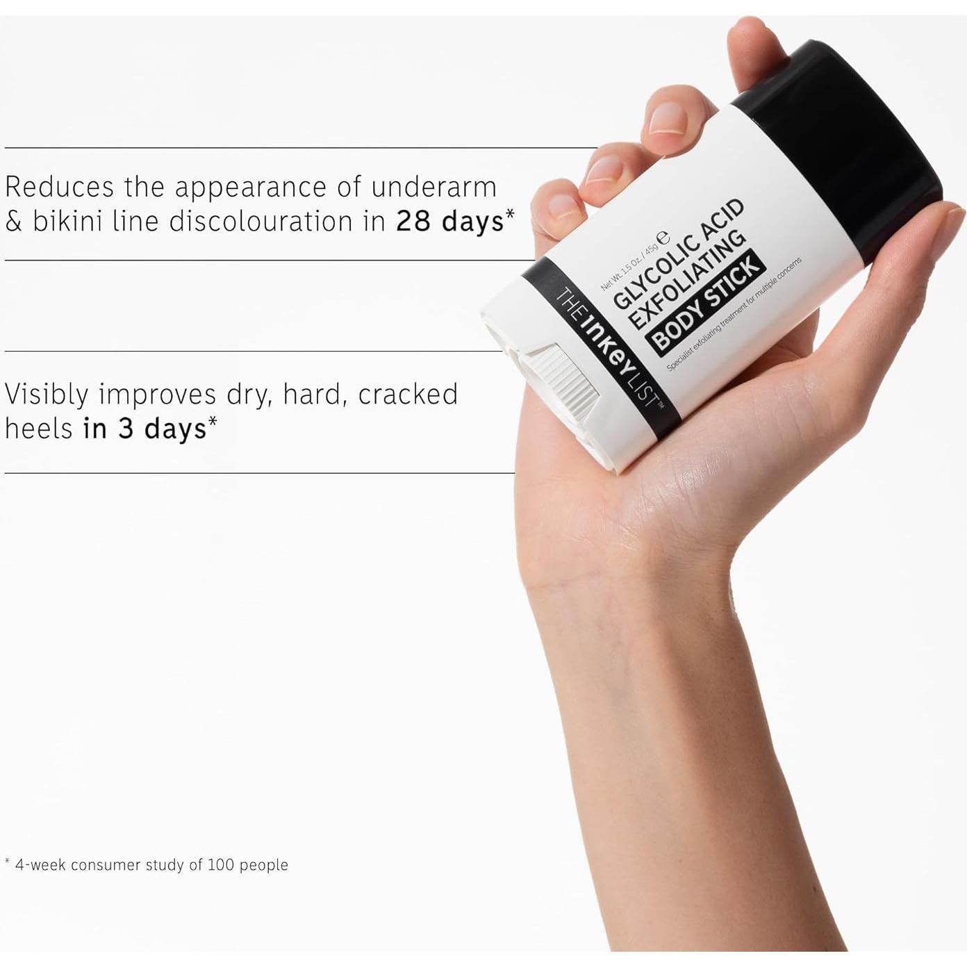 Stick Exfoliante de Ácido Glicólico El INKEY List 45g