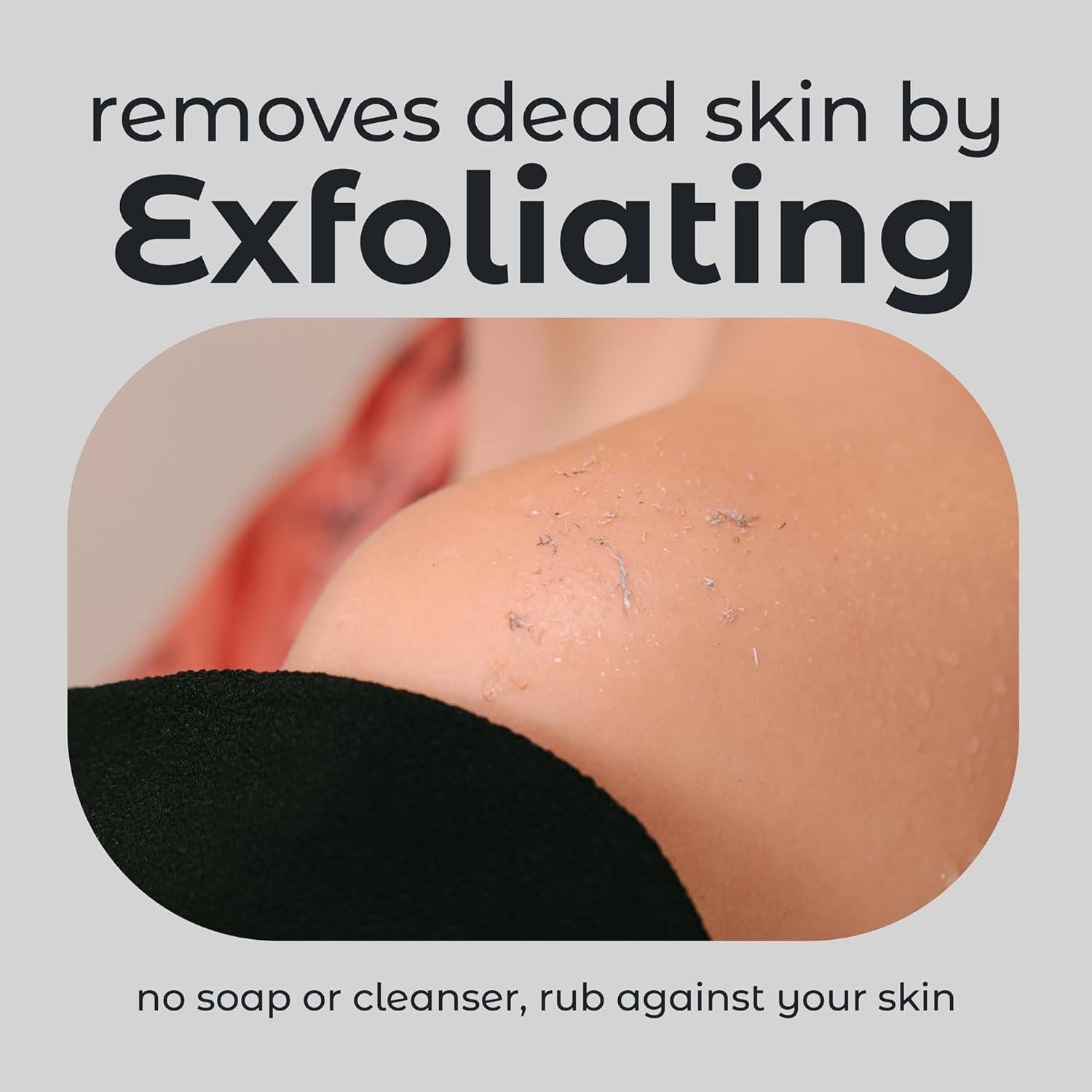 Mitones Exfoliantes Corporales MainBasics - 2 Pack para Piel Suave