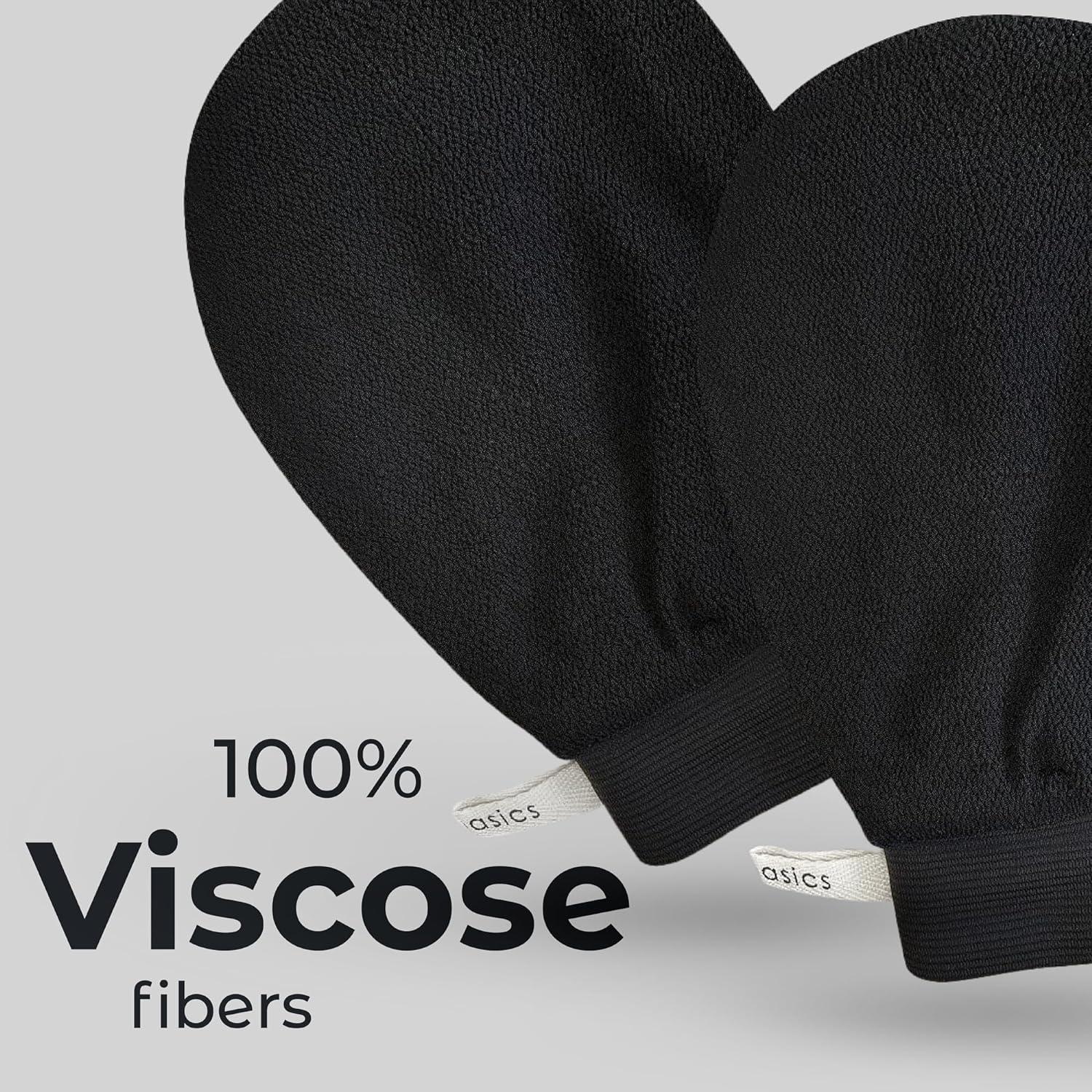 Mitones Exfoliantes Corporales MainBasics - 2 Pack para Piel Suave