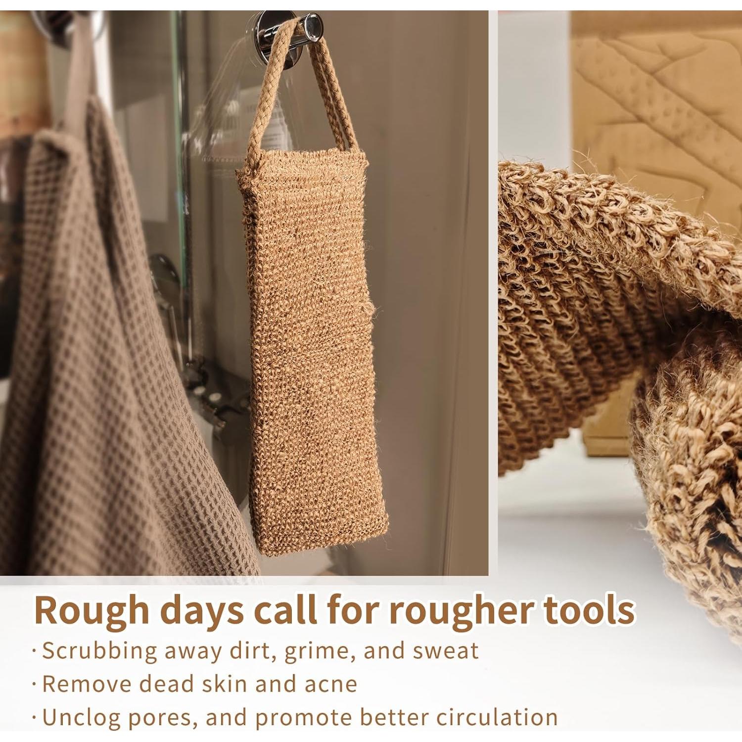 Exfoliante de Espalda YOTDHUO Grueso Natural 69.85x10.92cm