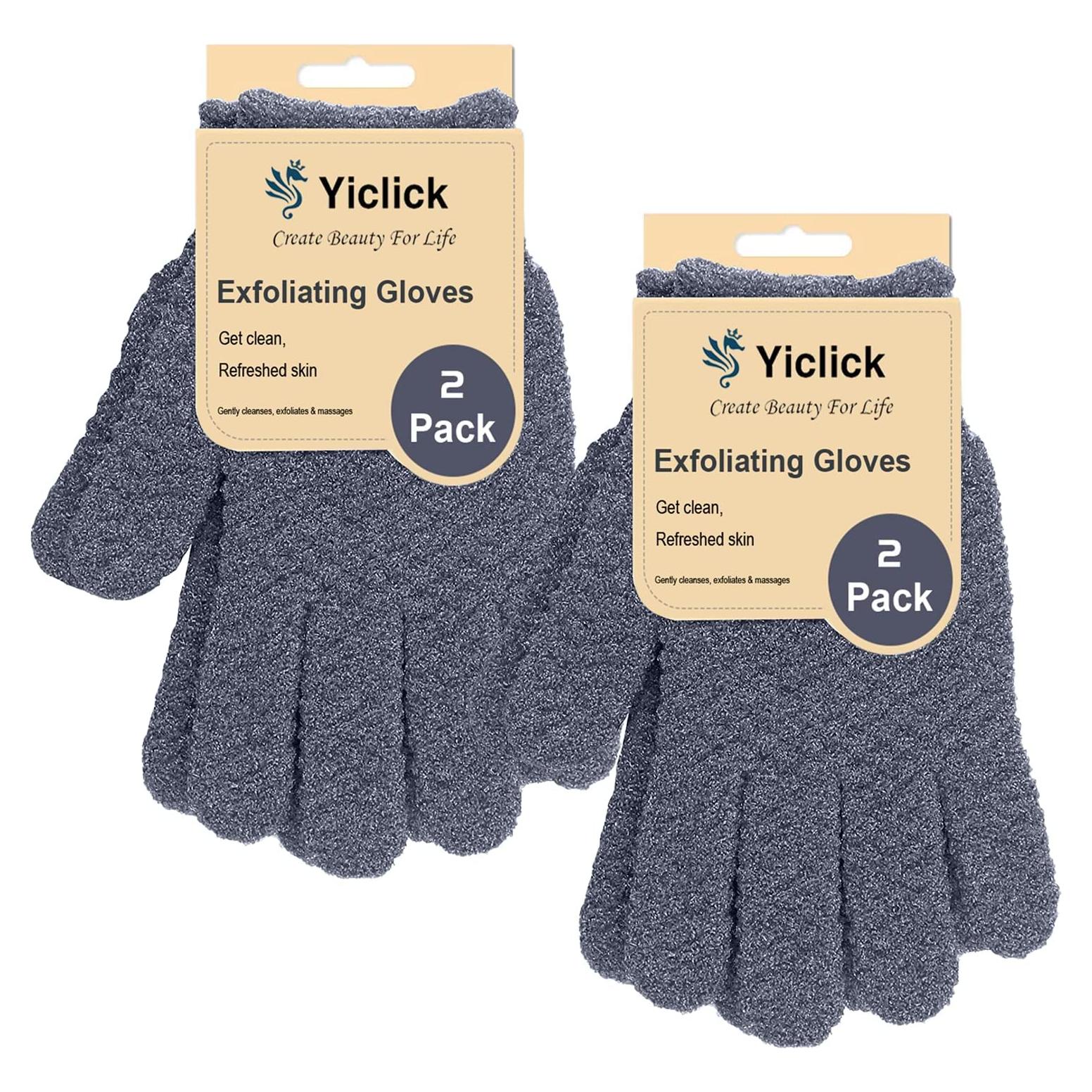 Guantes Exfoliantes Yiclick - Exfoliador Corporal 4 Piezas