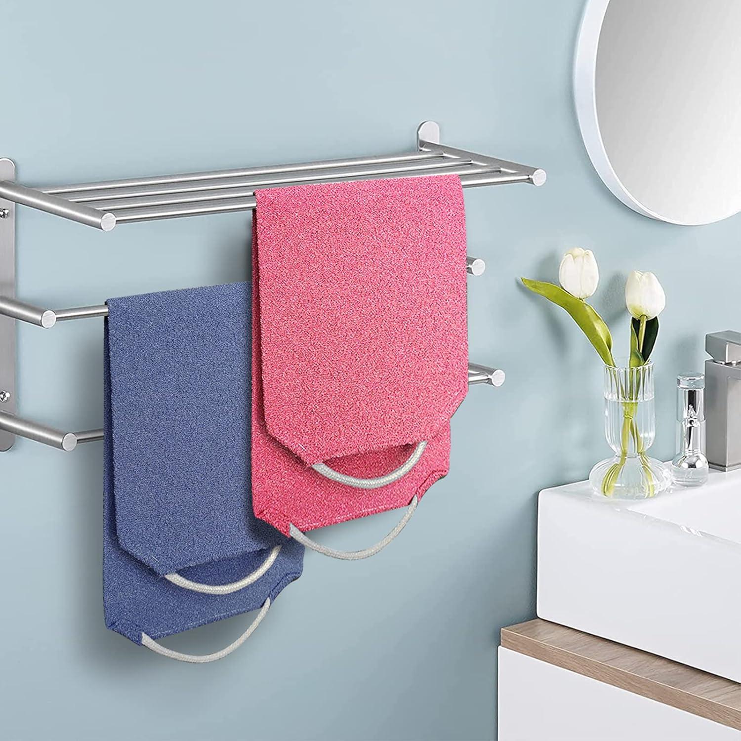 Exfoliante para Espalda Evridwear con Mangos - 2 Piezas Azul