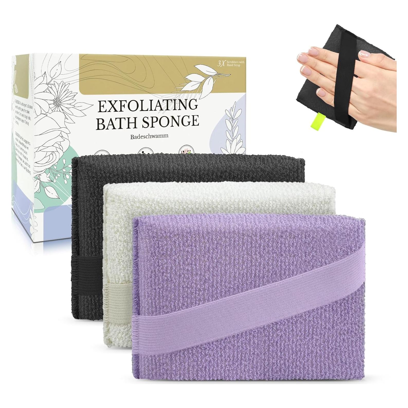 Esponja Exfoliante para el Cuerpo MIG4U - Paquete de 3