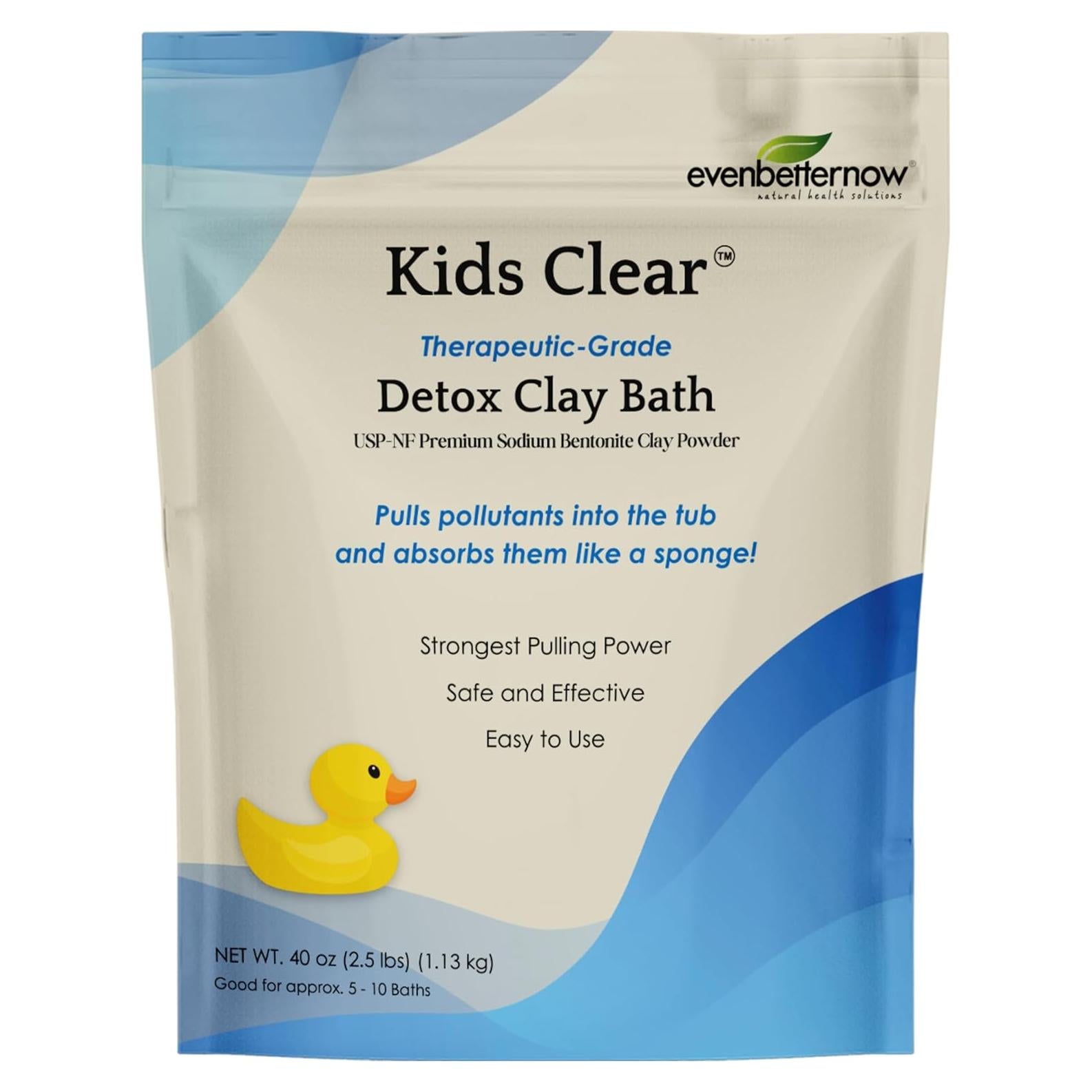 Baño Detox Kids Clear Evenbetternow 1,13 kg Pura Bentonita
