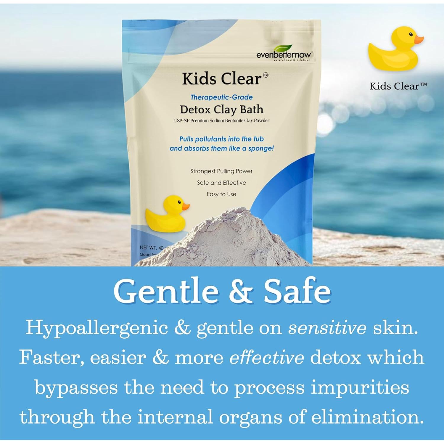 Baño Detox Kids Clear Evenbetternow 1,13 kg Pura Bentonita