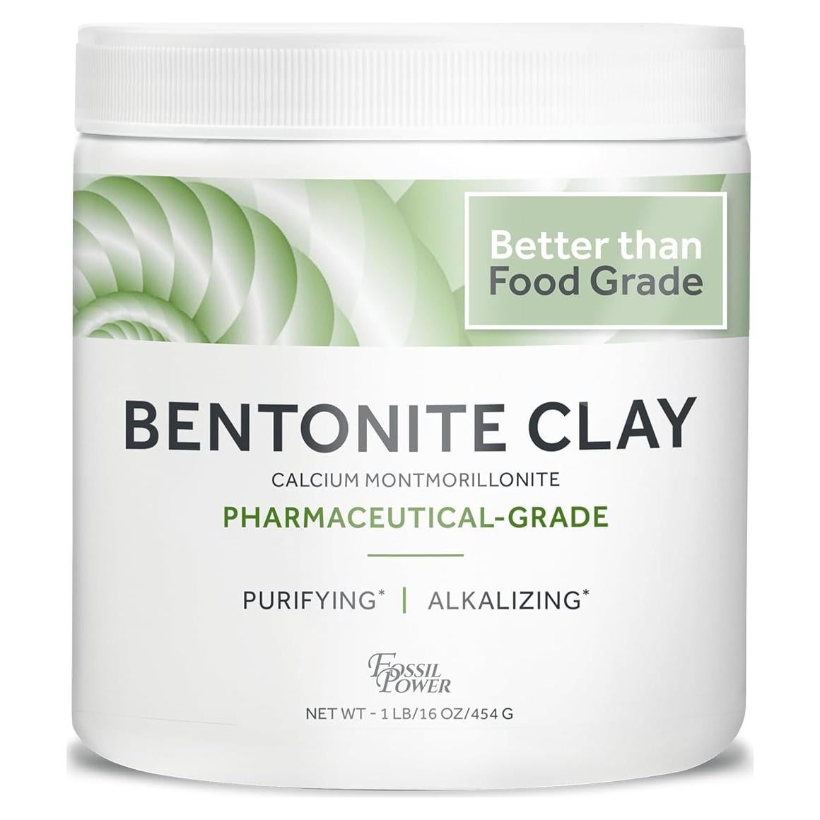Polvo de Arcilla Bentonita de Calcio 1 lb - Fossil Power