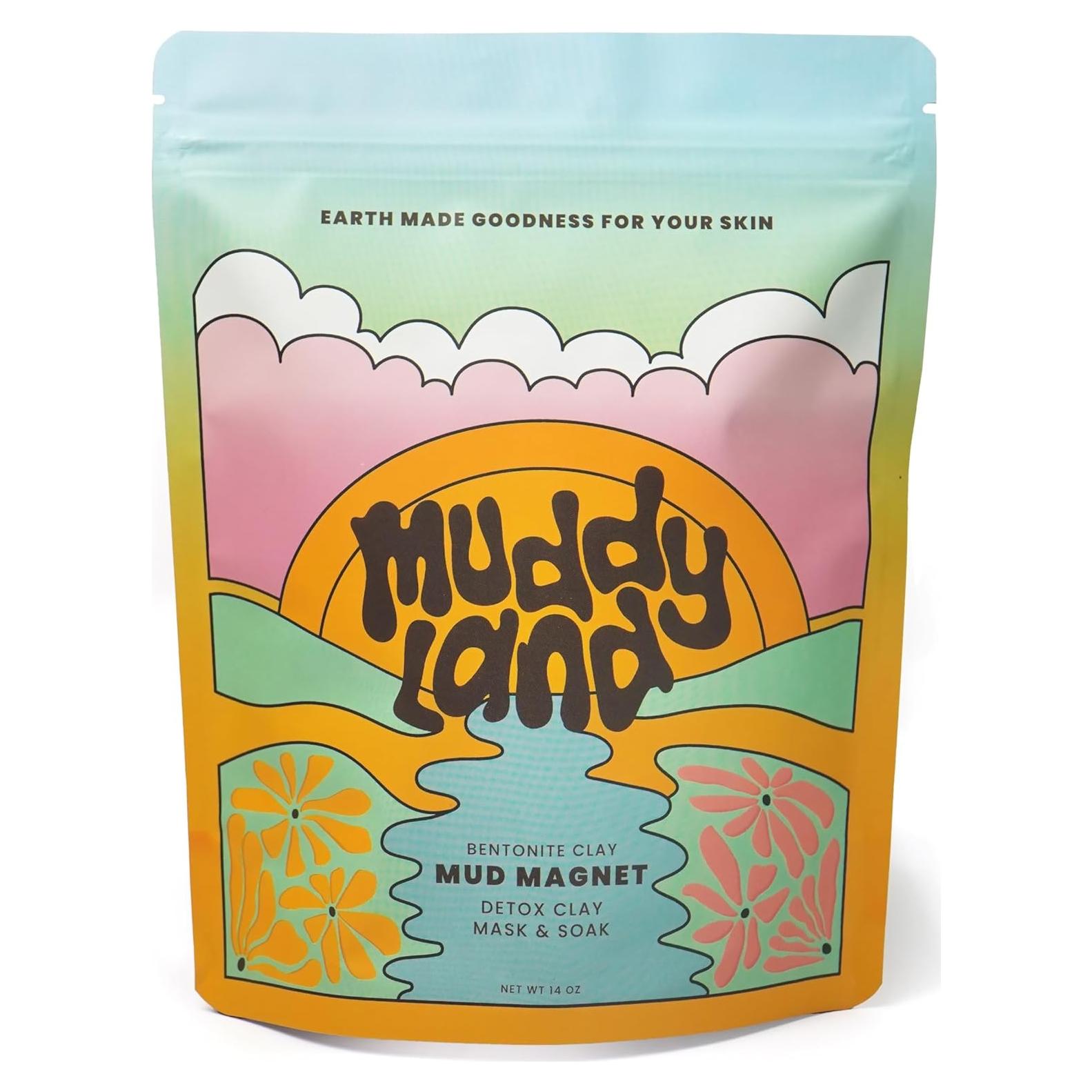 Mascarilla Detox de Arcilla Bentonita Muddyland 396g - Baño Detox