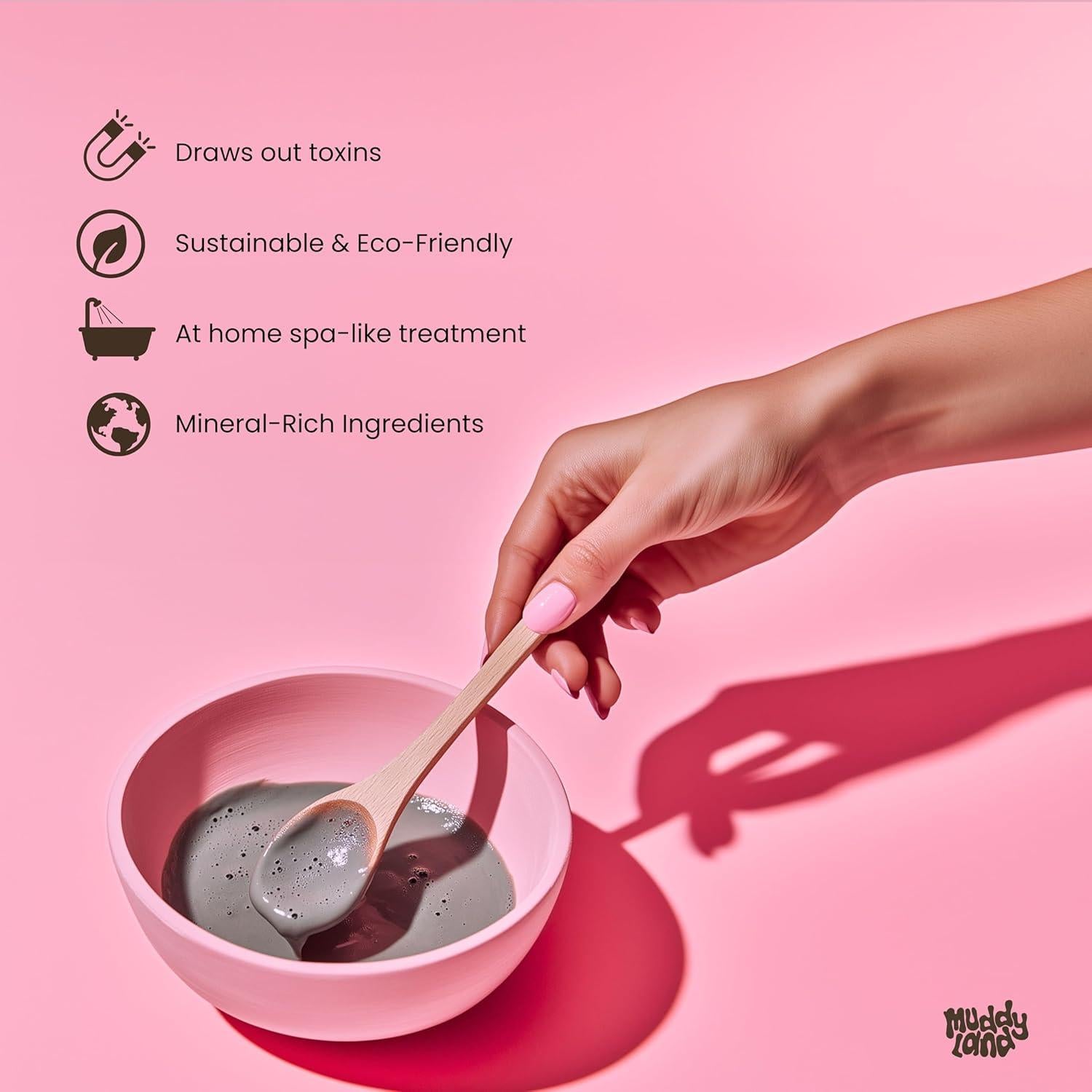 Mascarilla Detox de Arcilla Bentonita Muddyland 396g - Baño Detox