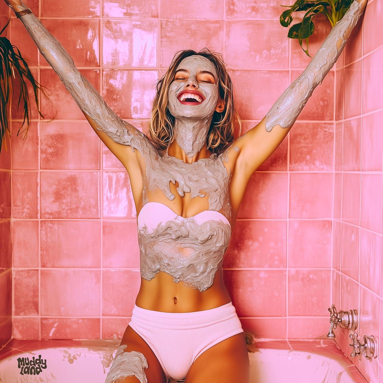 Mascarilla Detox de Arcilla Bentonita Muddyland 396g - Baño Detox