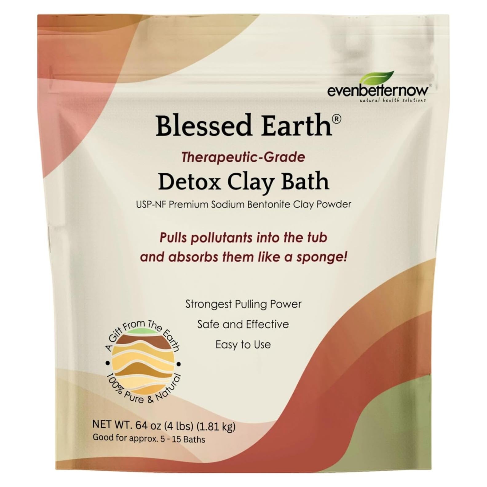 Baño de Arcilla Detox Blessed Earth 1.81 kg - Bentonita Sódica
