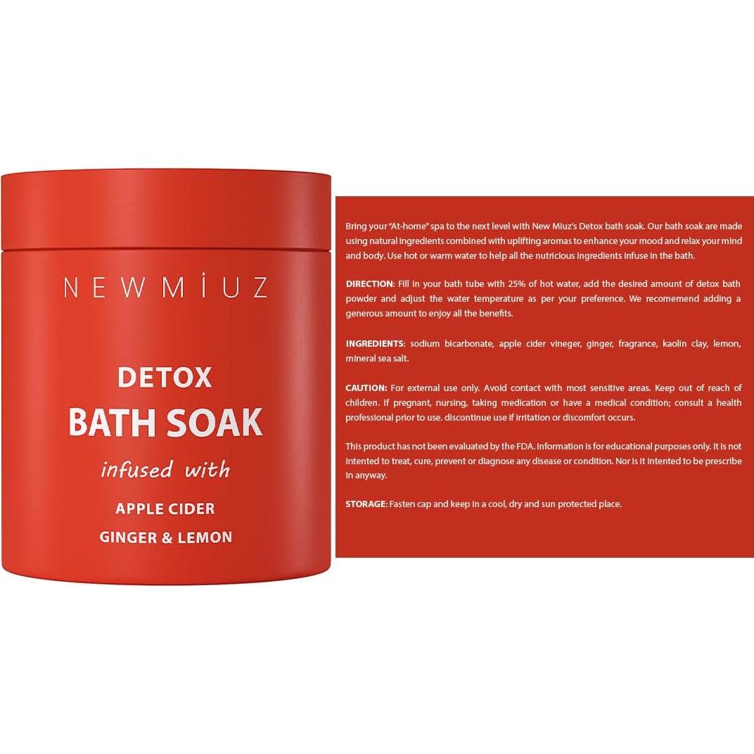 Sales de Baño de Lujo New Miuz con Jengibre y Limón 300g