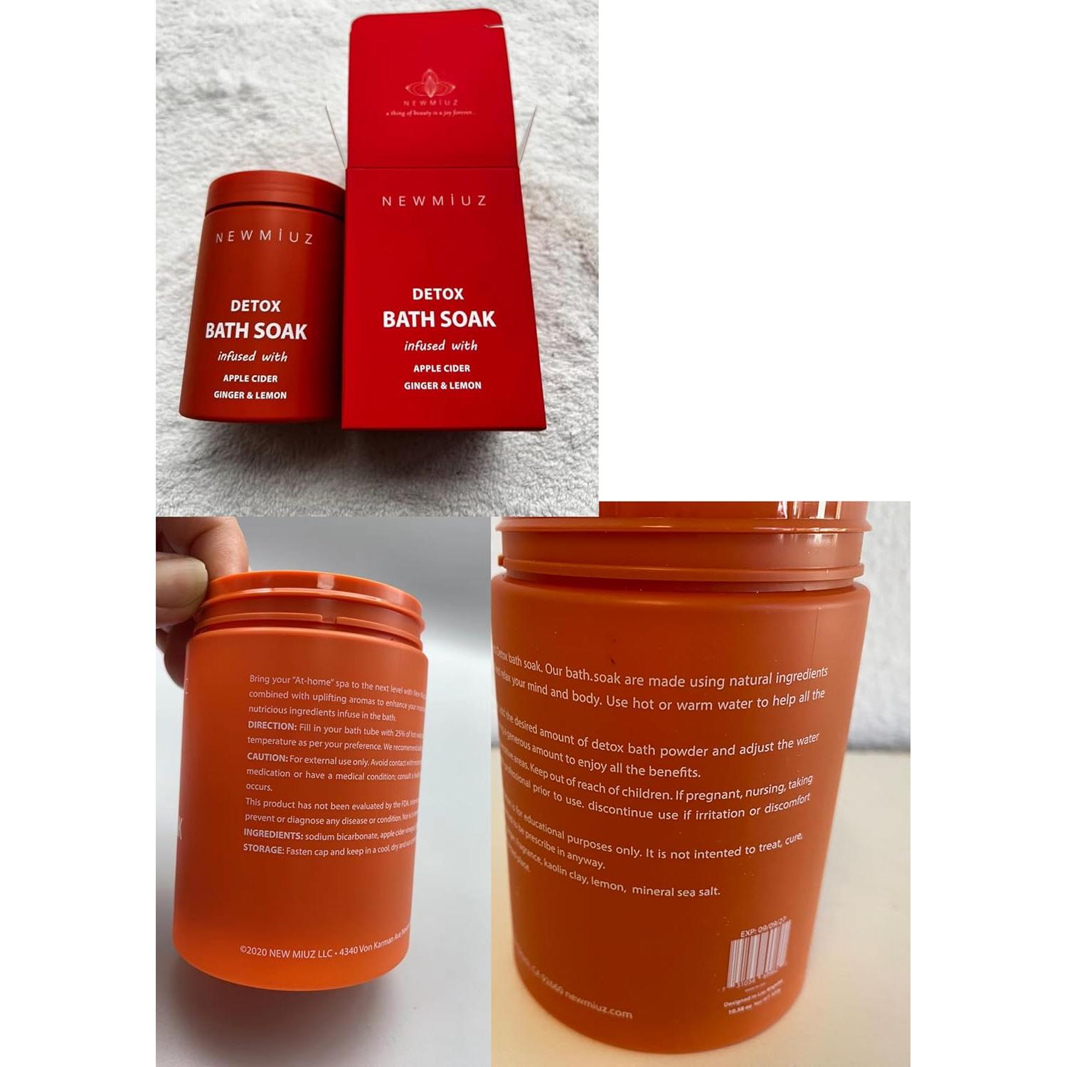 Sales de Baño de Lujo New Miuz con Jengibre y Limón 300g