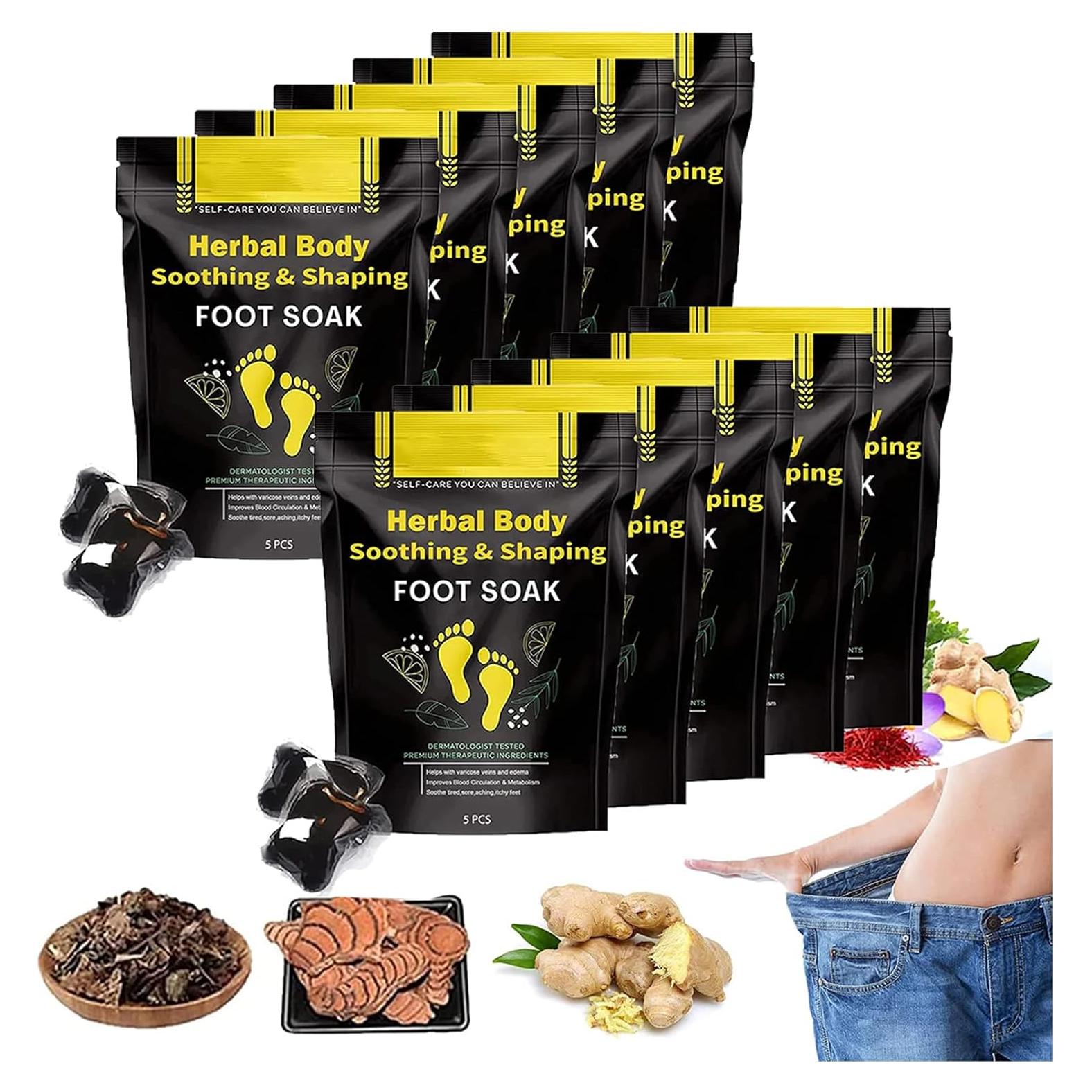 50 Perlas de Remojo para Pies Desintoxicantes Whycalon