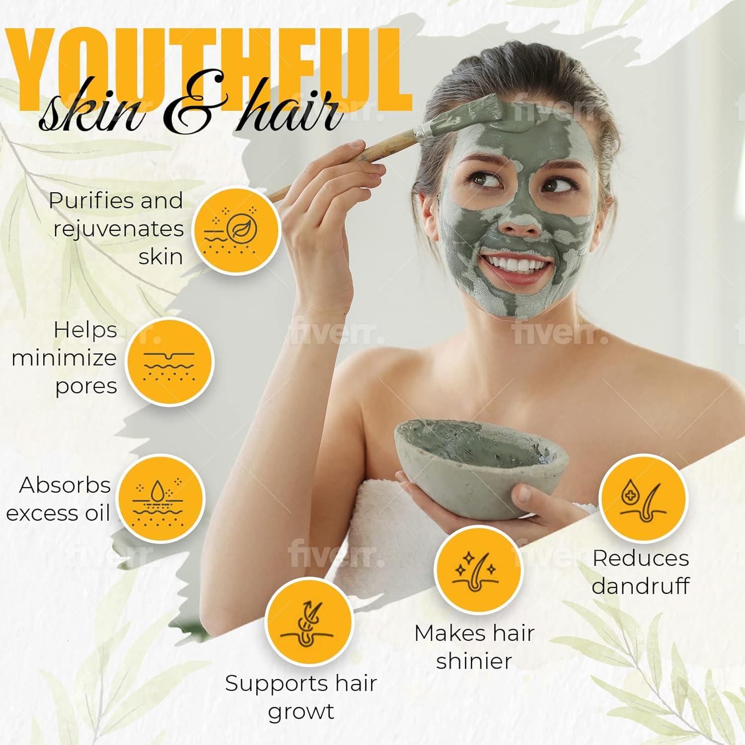 Arcilla de Bentonita de Calcio 4.54 kg - Salud y Belleza